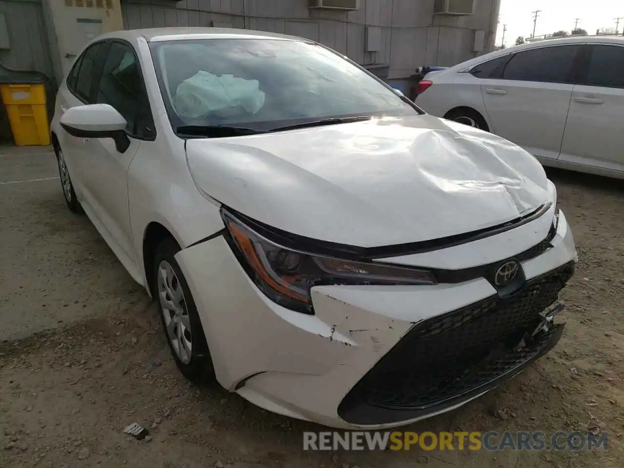 1 Photograph of a damaged car 5YFEPMAE9MP249508 TOYOTA COROLLA 2021