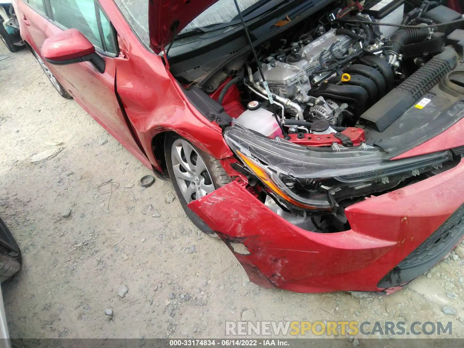 6 Photograph of a damaged car 5YFEPMAE9MP249668 TOYOTA COROLLA 2021