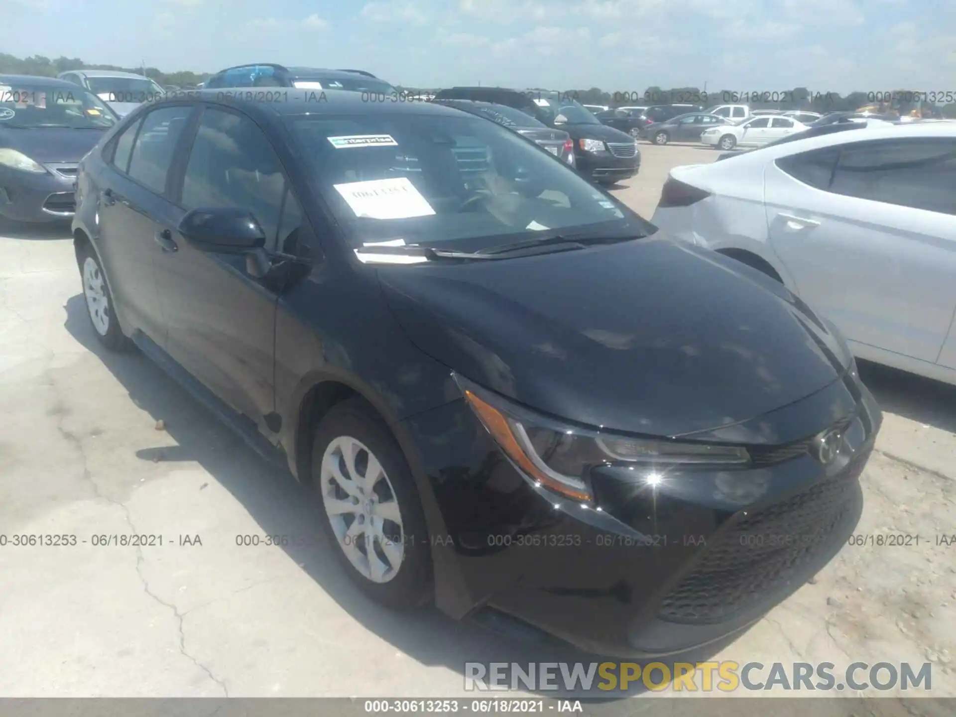 1 Photograph of a damaged car 5YFEPMAE9MP250433 TOYOTA COROLLA 2021