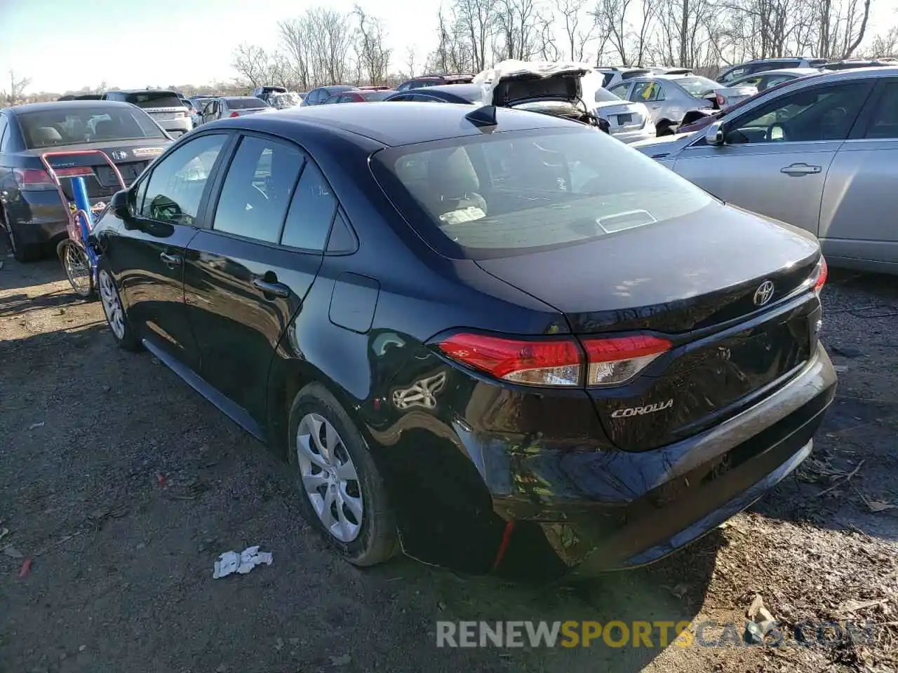 3 Photograph of a damaged car 5YFEPMAE9MP251078 TOYOTA COROLLA 2021