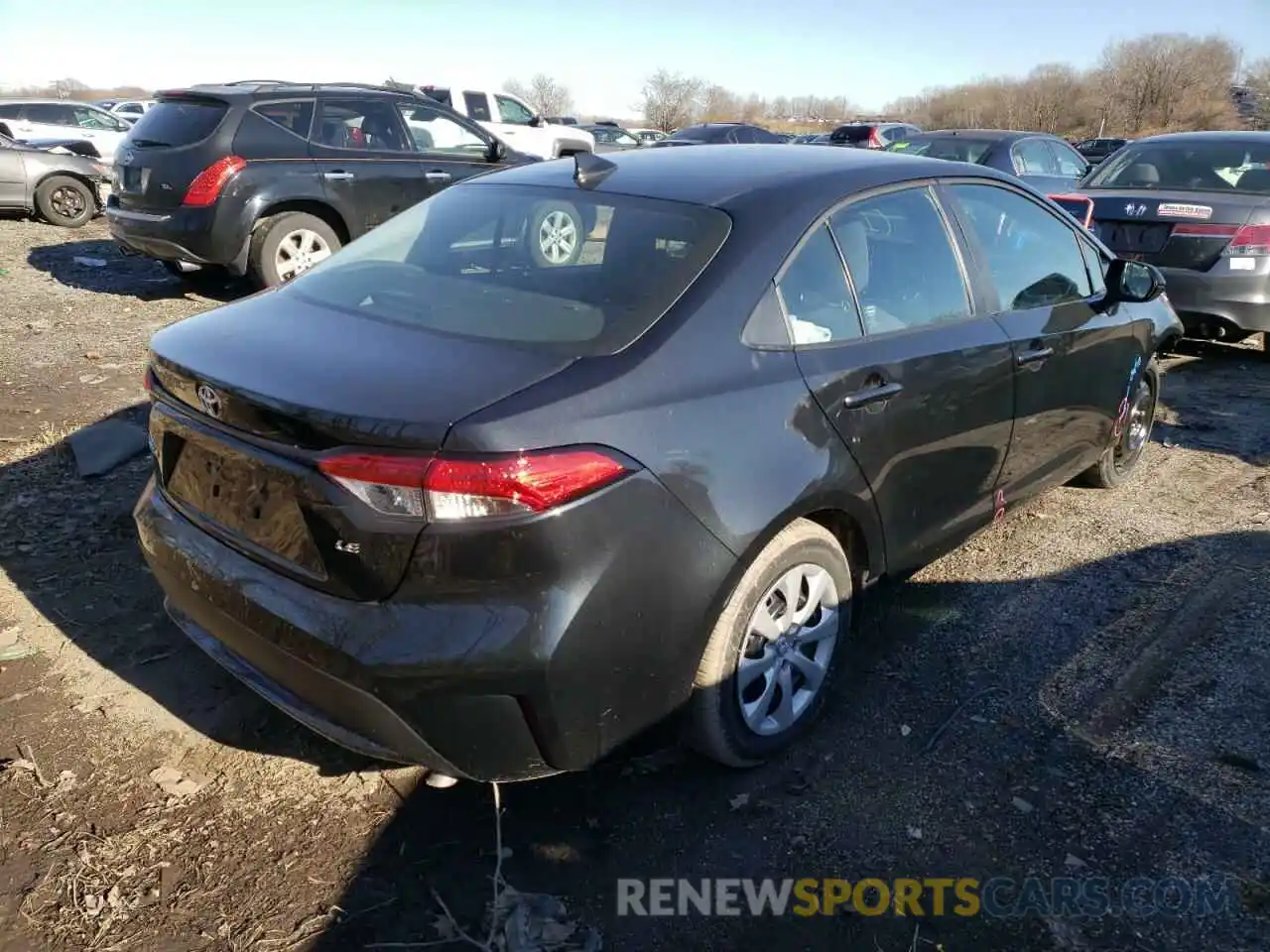 4 Photograph of a damaged car 5YFEPMAE9MP251078 TOYOTA COROLLA 2021