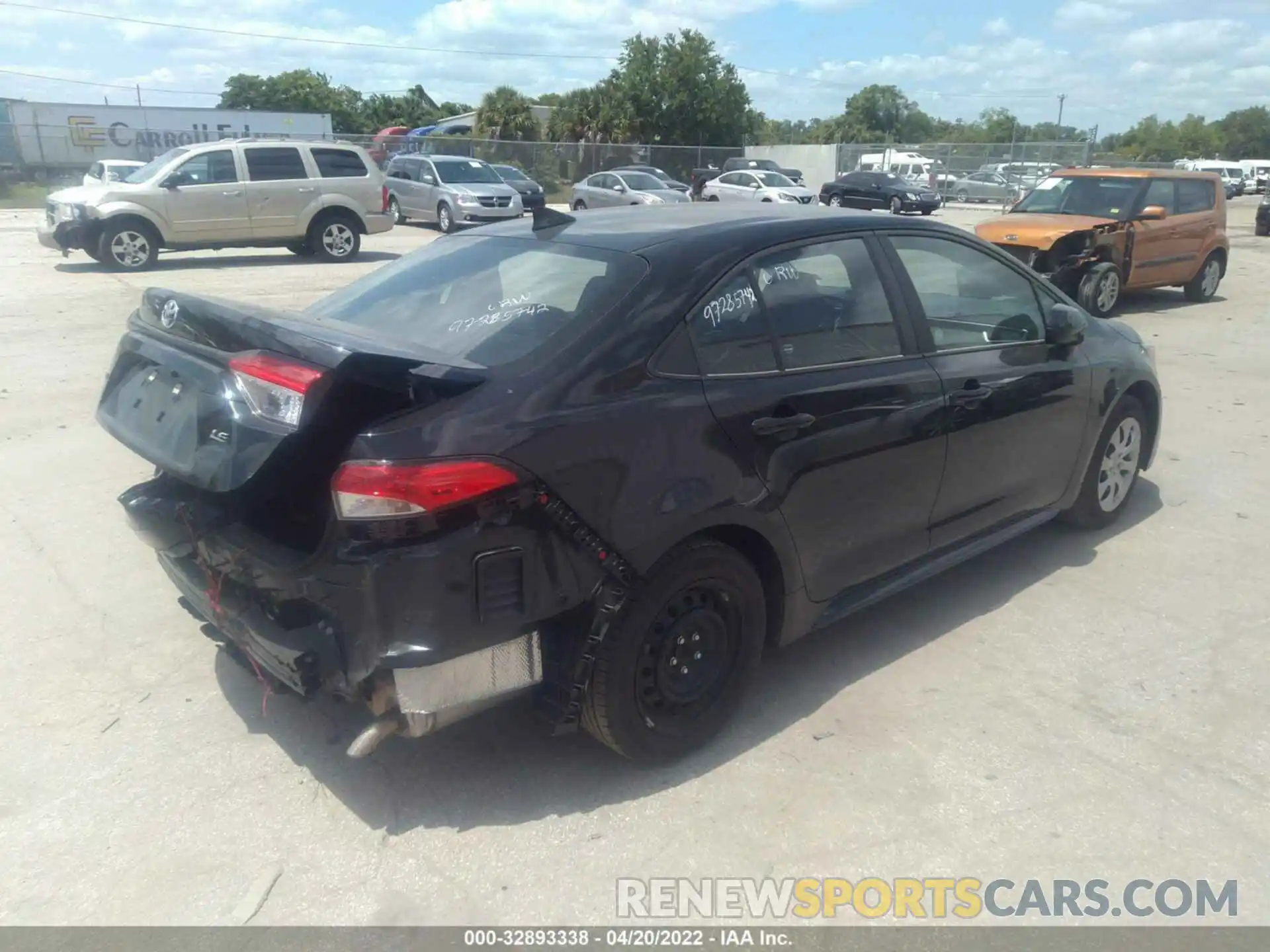 4 Photograph of a damaged car 5YFEPMAE9MP252487 TOYOTA COROLLA 2021