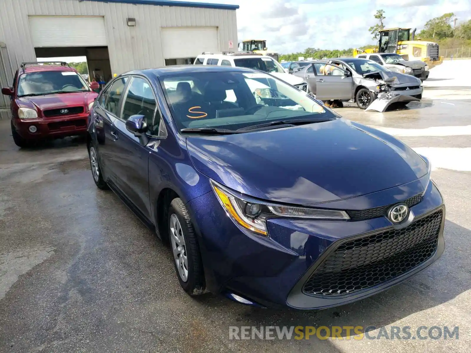 1 Photograph of a damaged car 5YFEPMAE9MP253252 TOYOTA COROLLA 2021