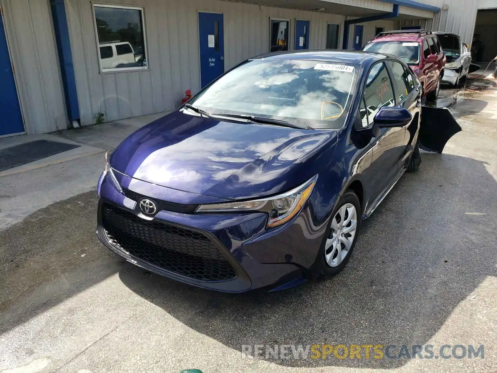 2 Photograph of a damaged car 5YFEPMAE9MP253252 TOYOTA COROLLA 2021