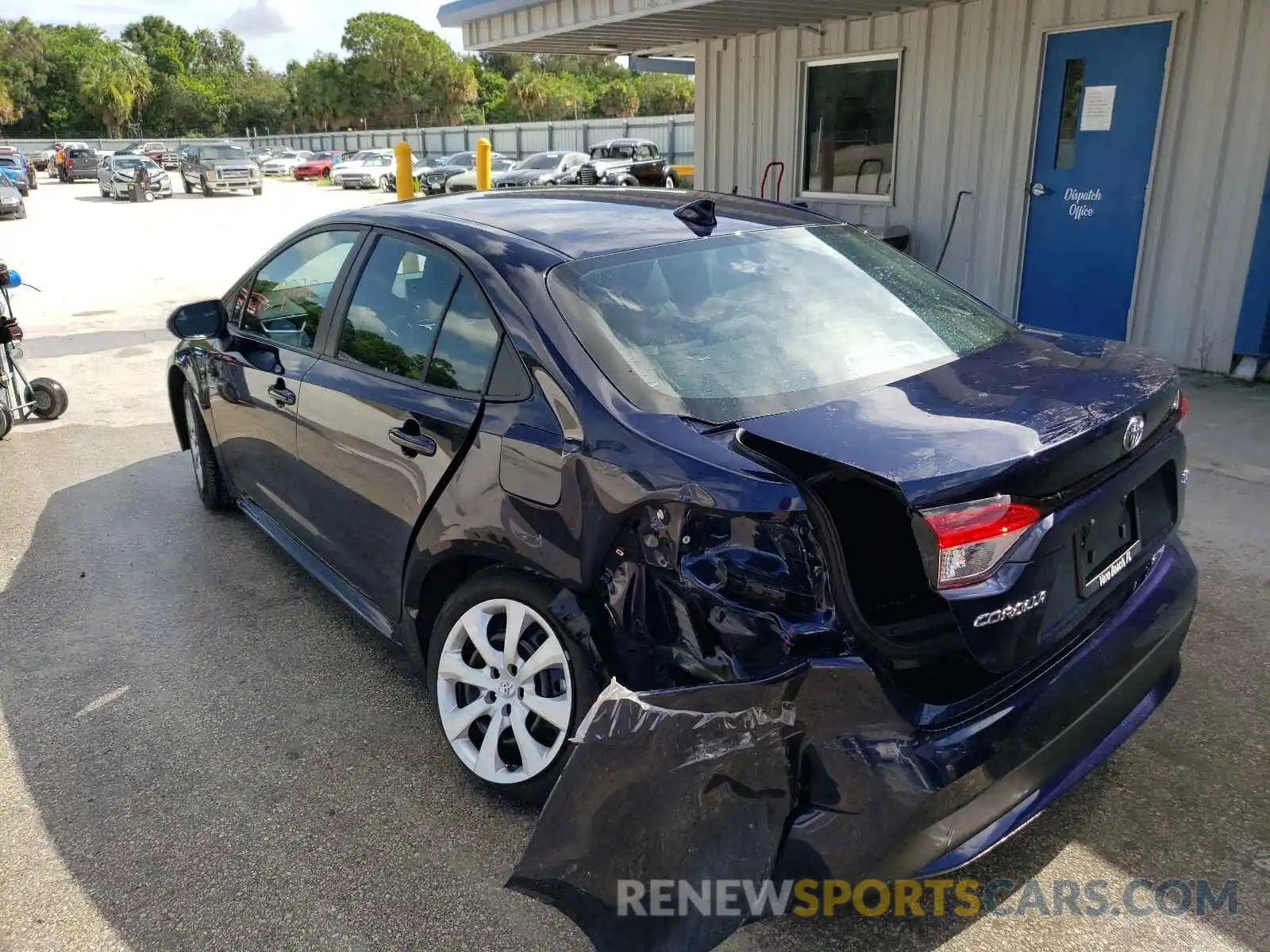 3 Photograph of a damaged car 5YFEPMAE9MP253252 TOYOTA COROLLA 2021