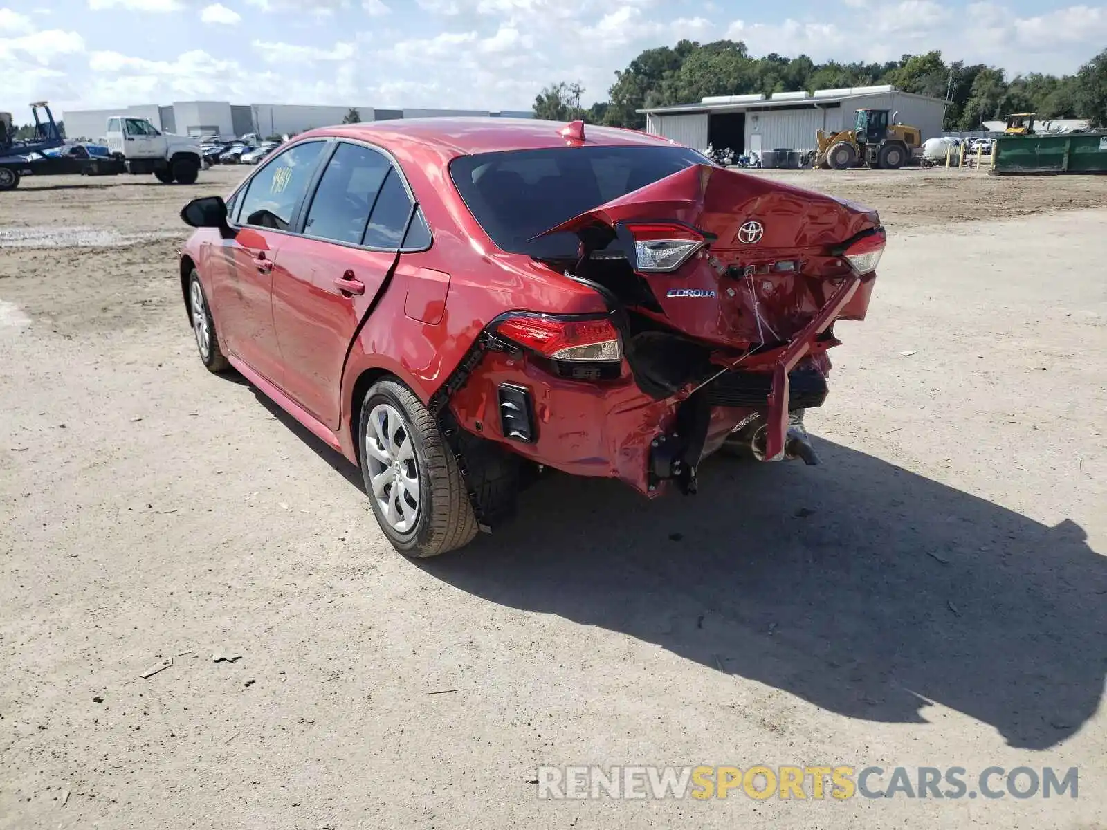 3 Photograph of a damaged car 5YFEPMAE9MP255115 TOYOTA COROLLA 2021