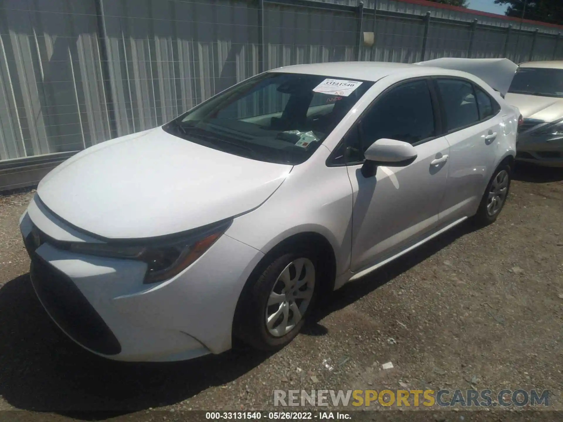 2 Photograph of a damaged car 5YFEPMAE9MP257592 TOYOTA COROLLA 2021