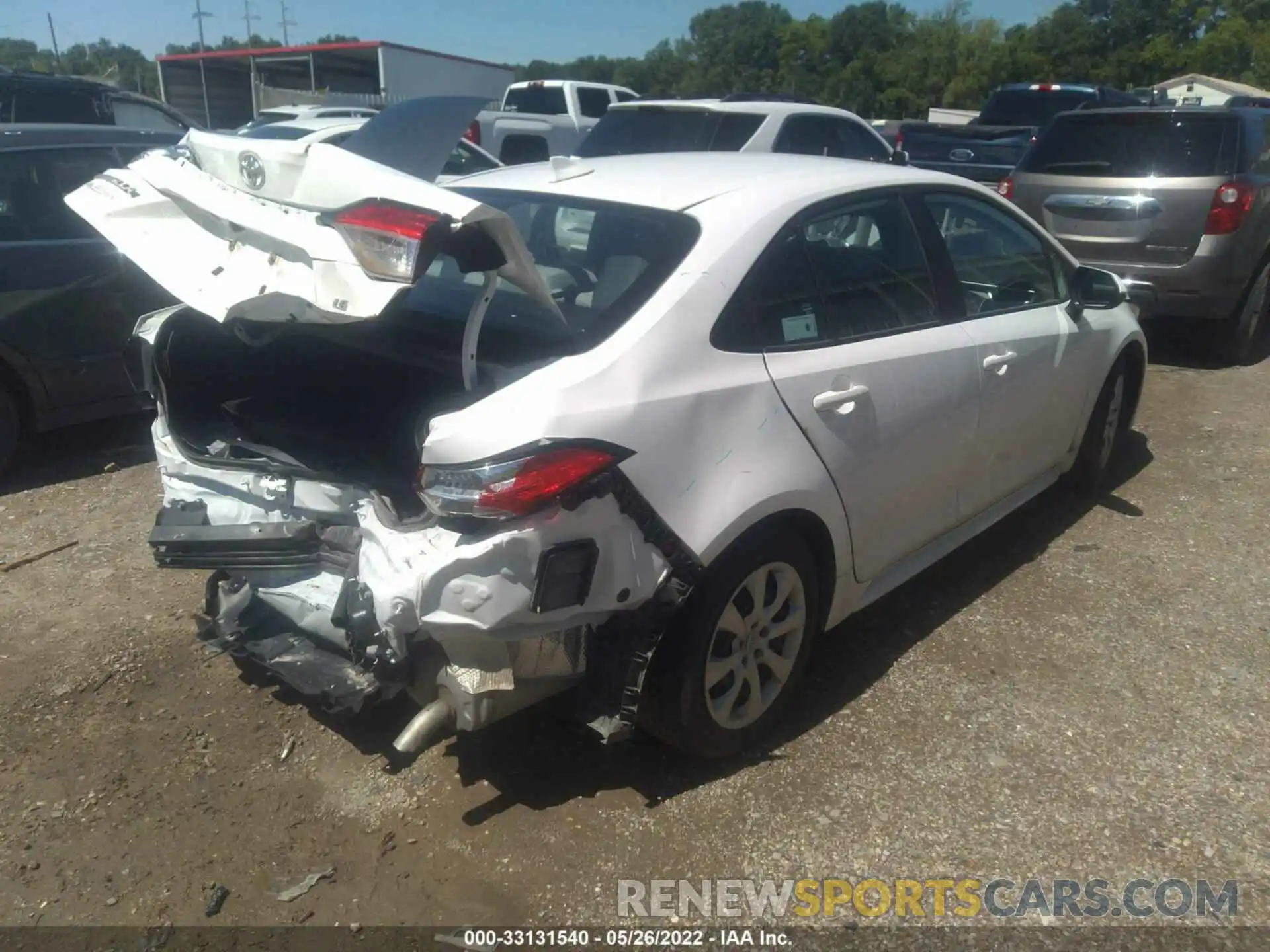 4 Photograph of a damaged car 5YFEPMAE9MP257592 TOYOTA COROLLA 2021