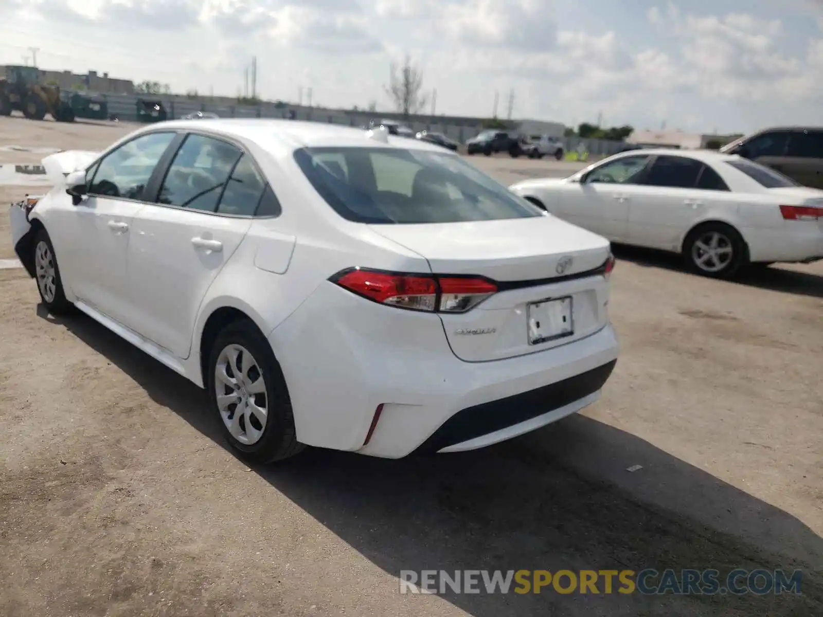 3 Photograph of a damaged car 5YFEPMAE9MP258659 TOYOTA COROLLA 2021