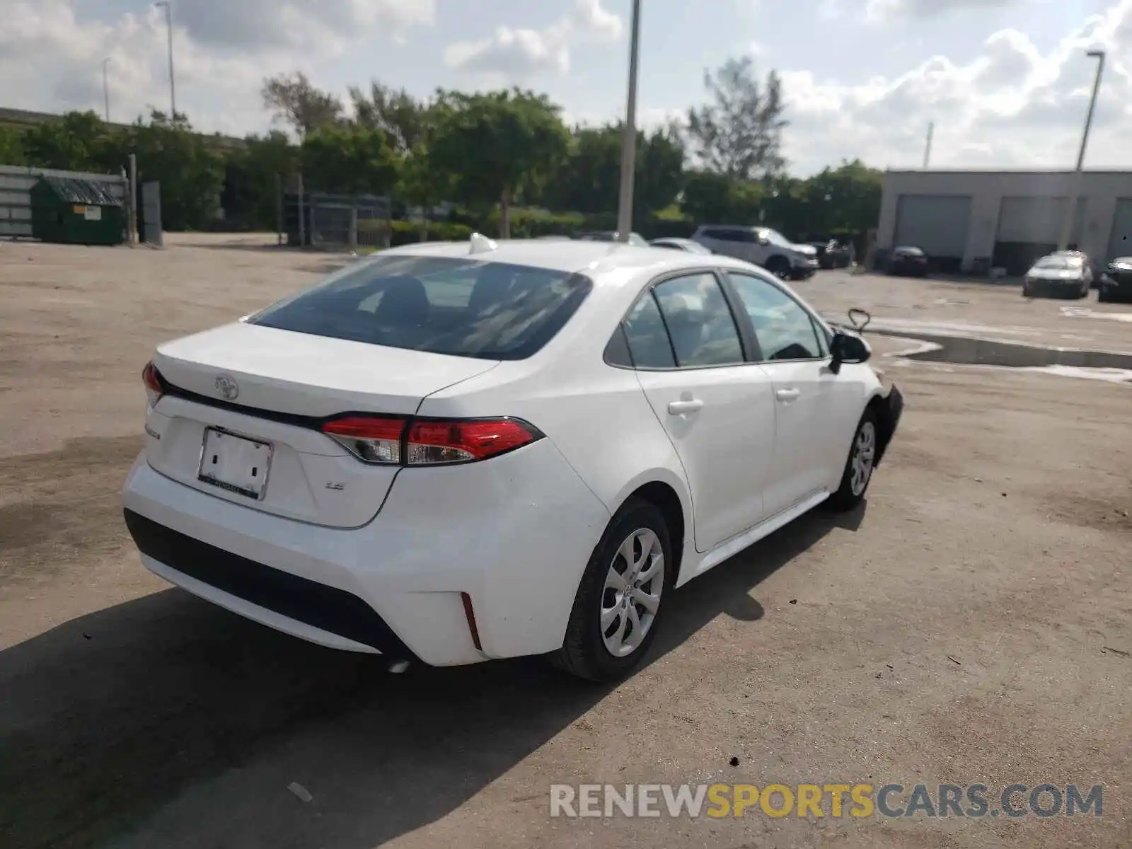 4 Photograph of a damaged car 5YFEPMAE9MP258659 TOYOTA COROLLA 2021