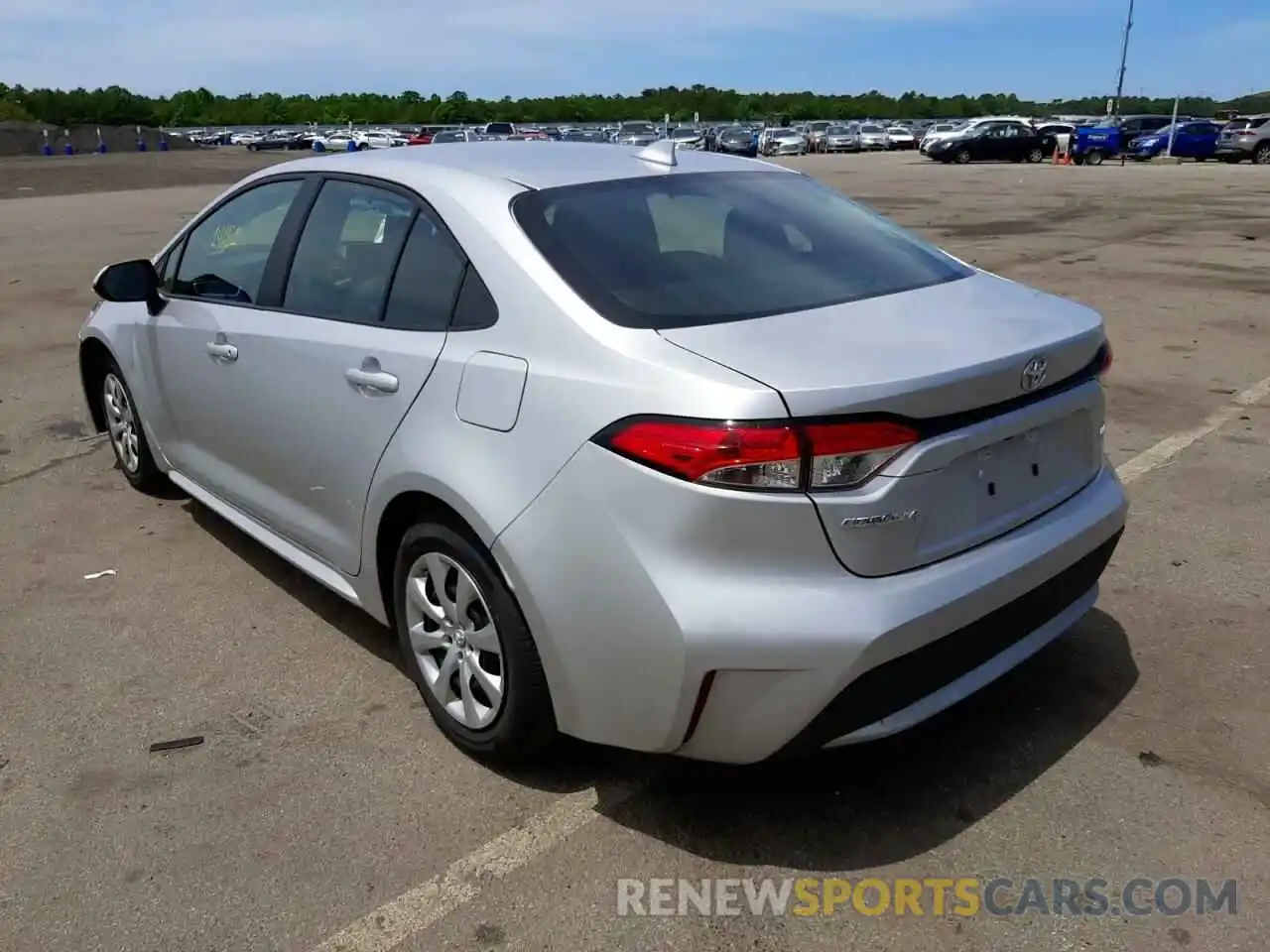 3 Photograph of a damaged car 5YFEPMAE9MP259181 TOYOTA COROLLA 2021