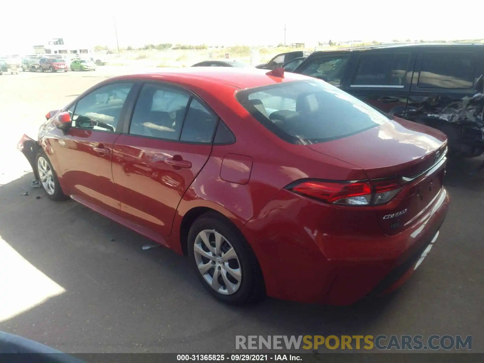 3 Photograph of a damaged car 5YFEPMAE9MP259388 TOYOTA COROLLA 2021