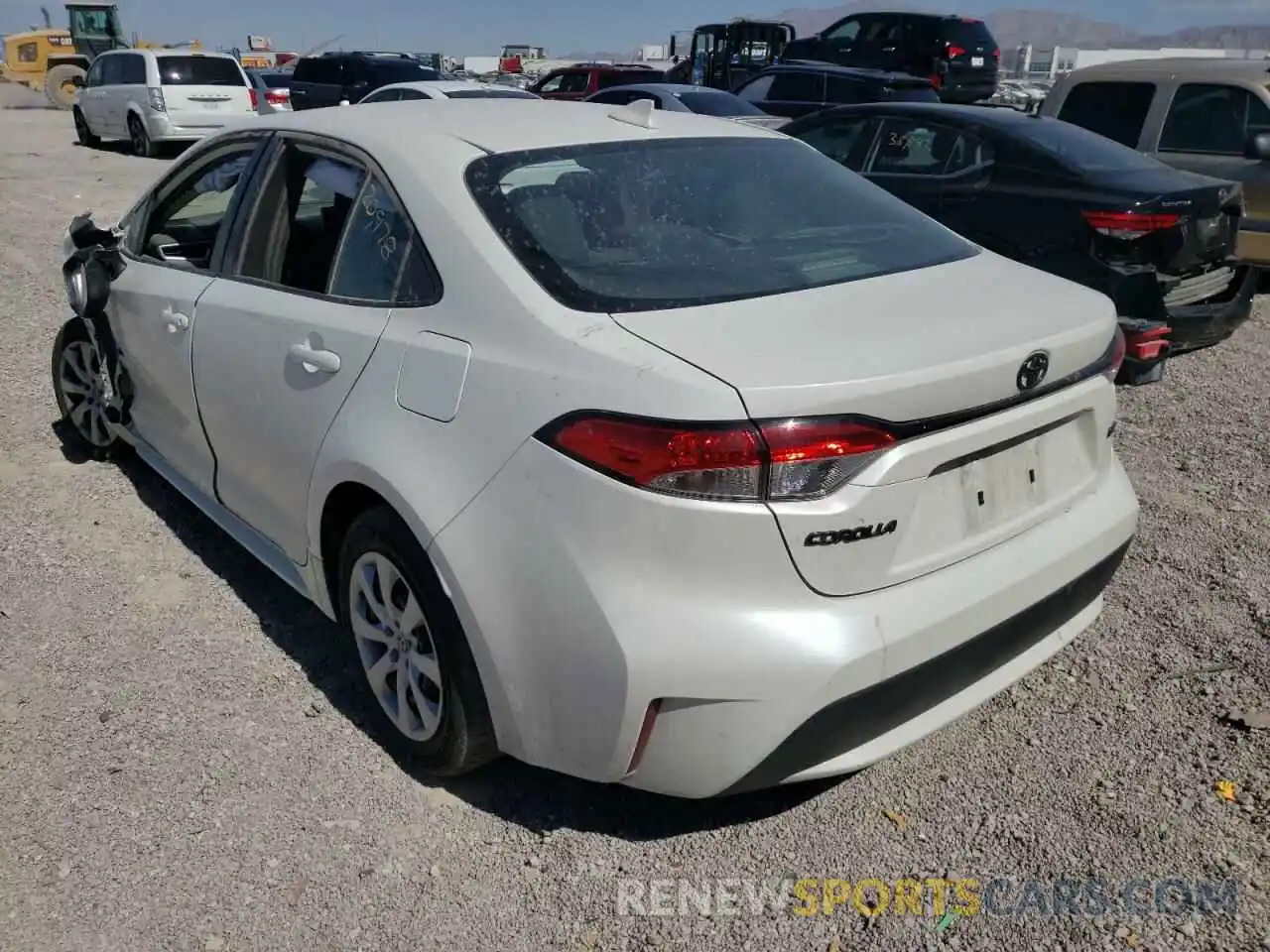 3 Photograph of a damaged car 5YFEPMAE9MP261156 TOYOTA COROLLA 2021