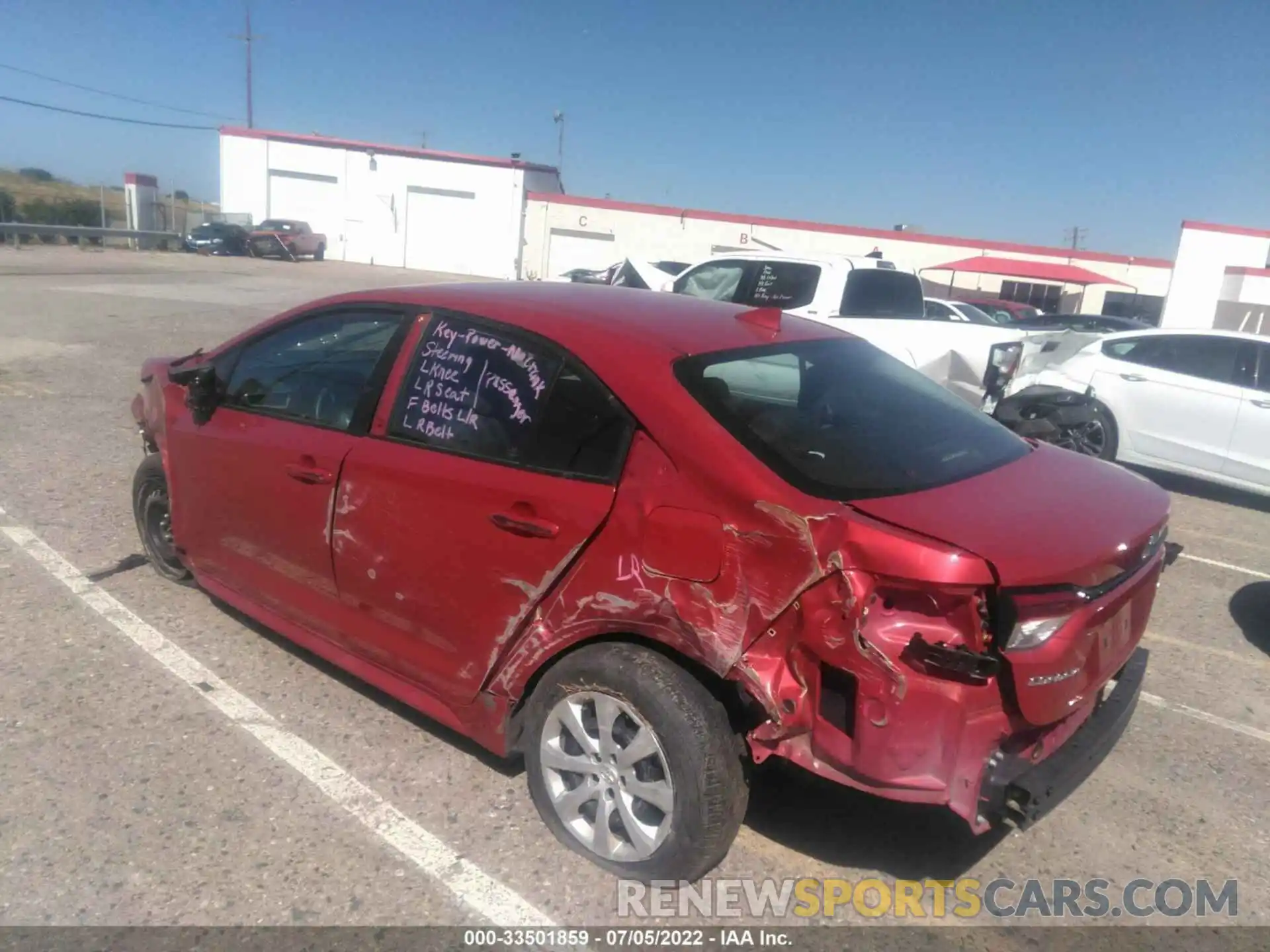 3 Photograph of a damaged car 5YFEPMAE9MP261819 TOYOTA COROLLA 2021