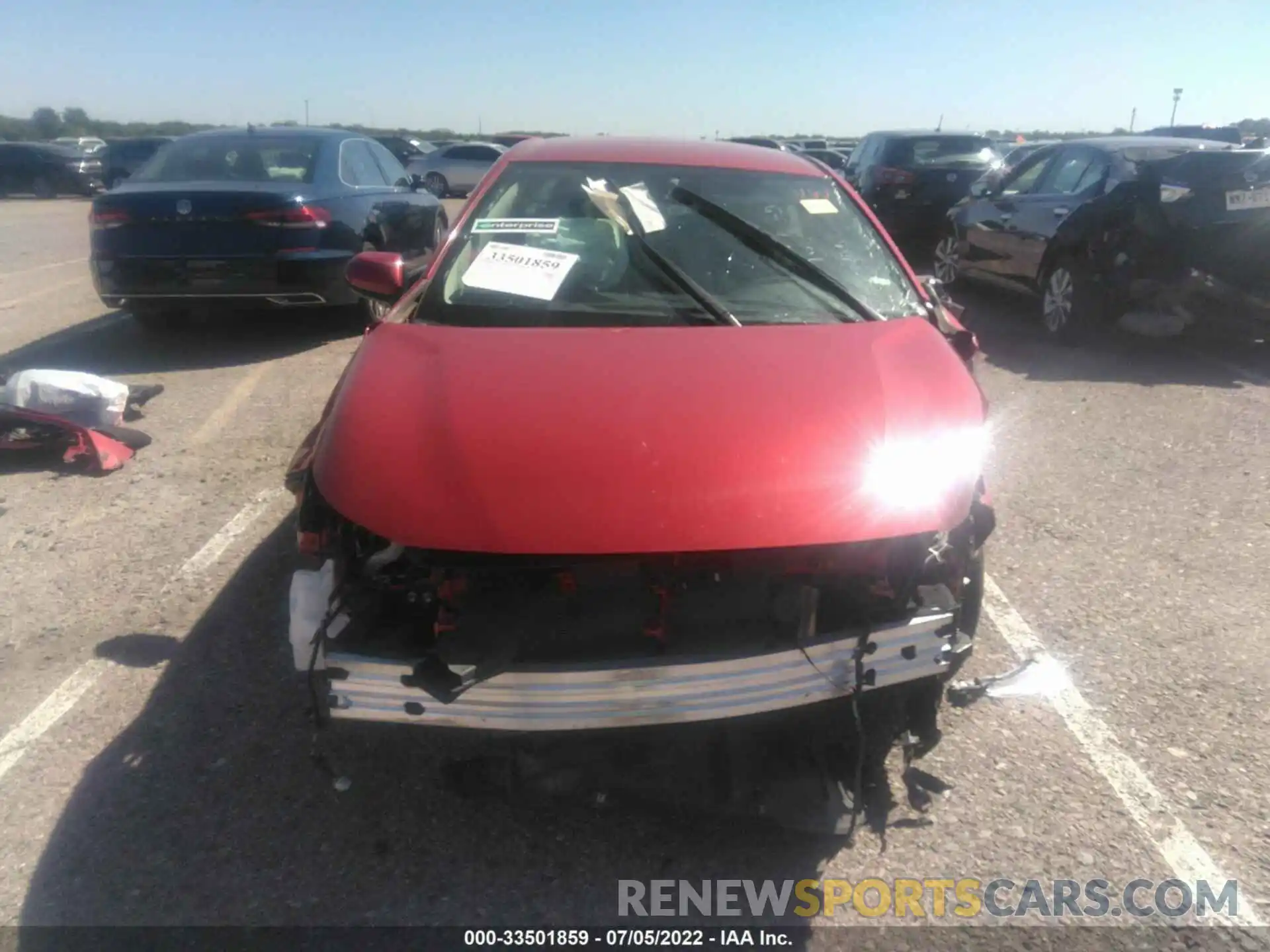 6 Photograph of a damaged car 5YFEPMAE9MP261819 TOYOTA COROLLA 2021