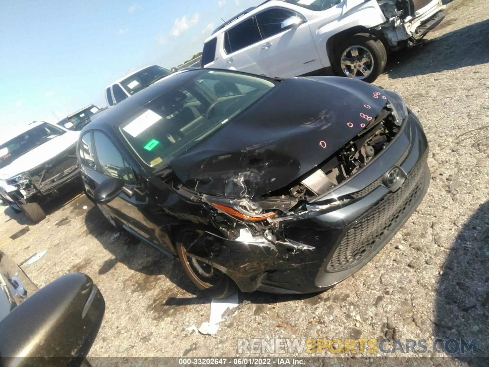 1 Photograph of a damaged car 5YFEPMAE9MP264140 TOYOTA COROLLA 2021