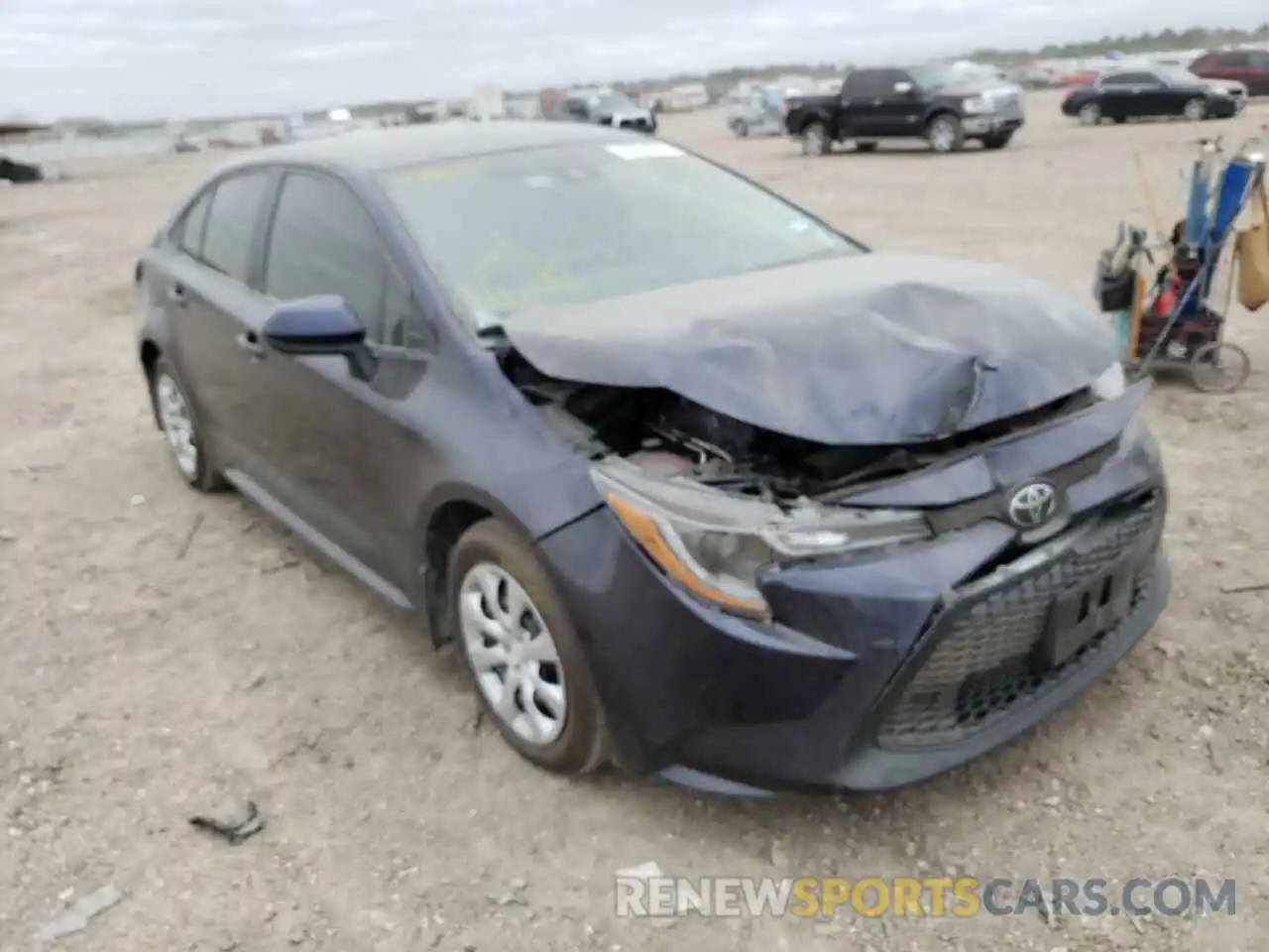 1 Photograph of a damaged car 5YFEPMAE9MP264347 TOYOTA COROLLA 2021