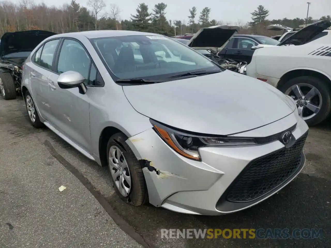 1 Photograph of a damaged car 5YFEPMAE9MP268141 TOYOTA COROLLA 2021