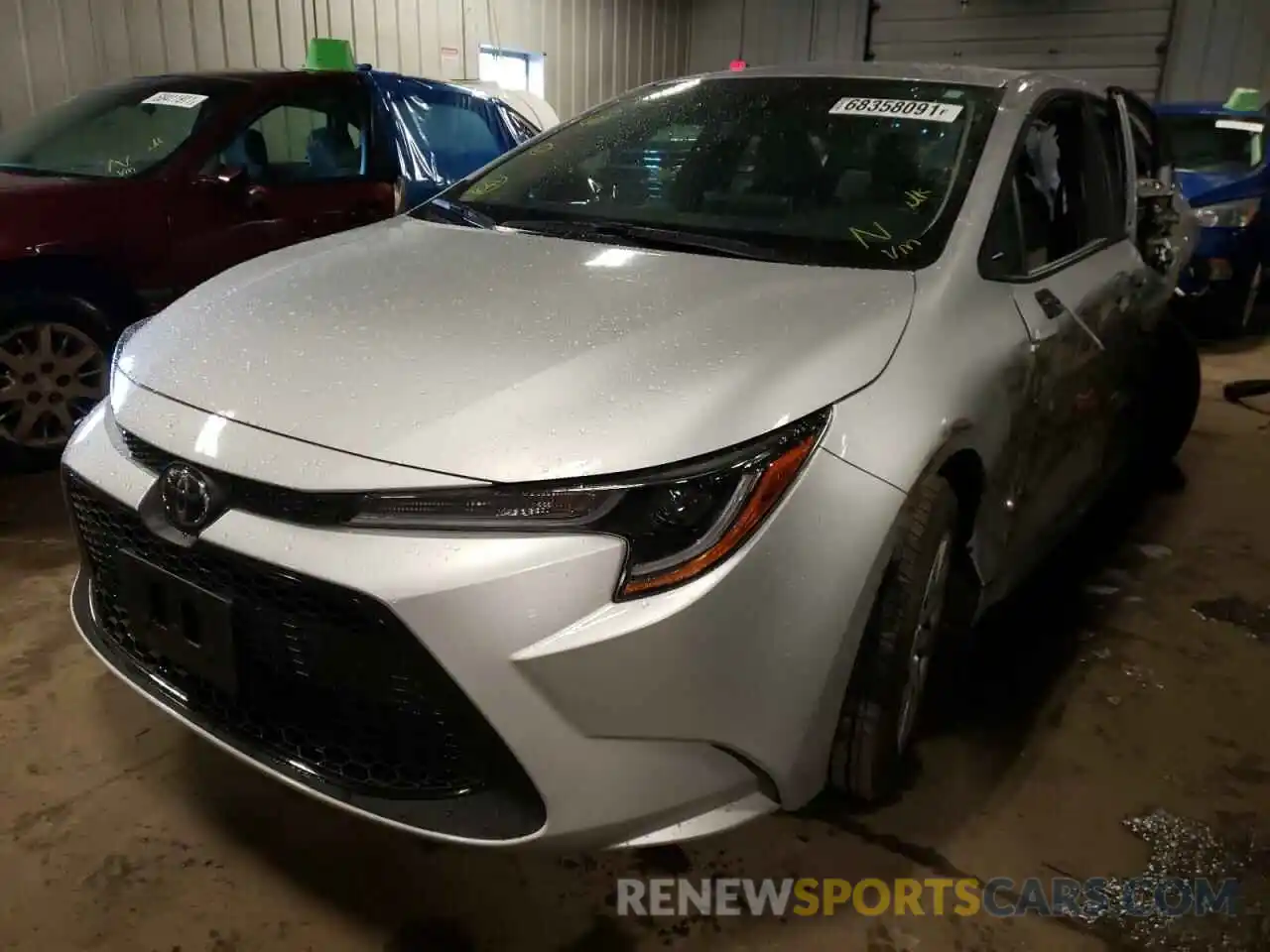 2 Photograph of a damaged car 5YFEPMAE9MP269600 TOYOTA COROLLA 2021