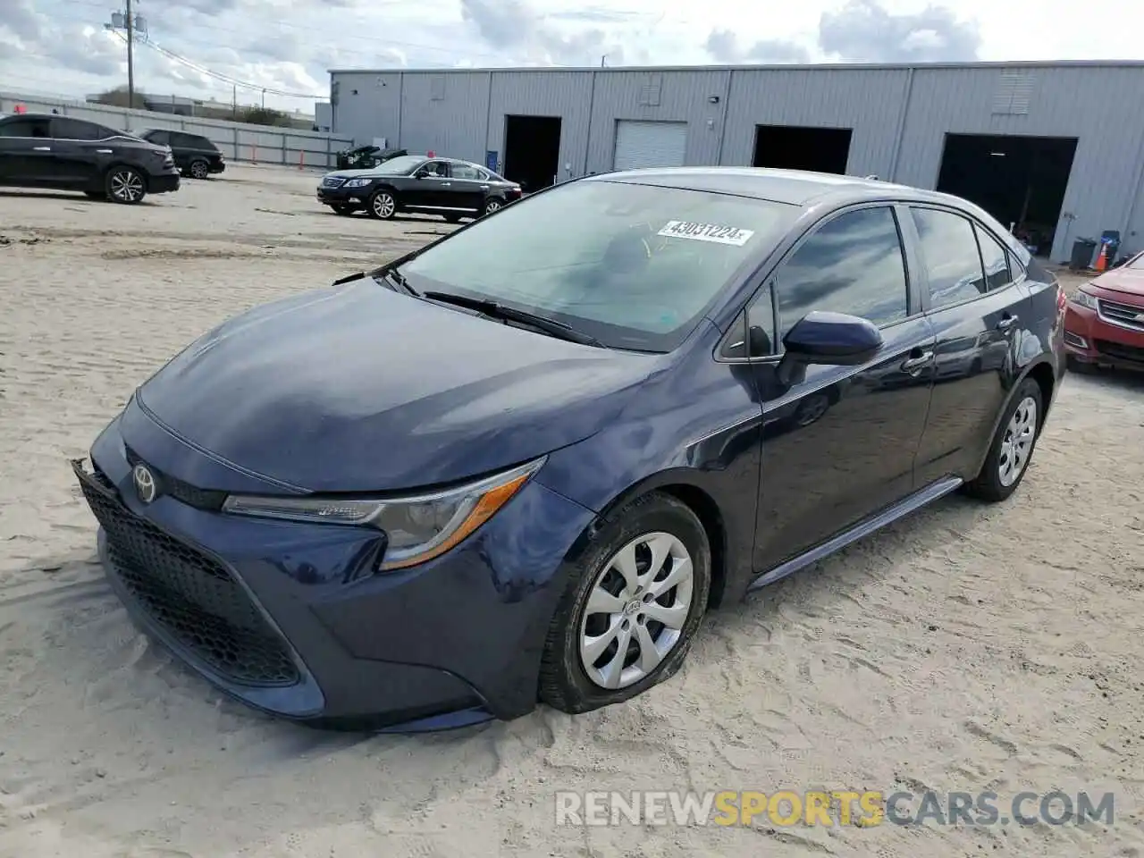 1 Photograph of a damaged car 5YFEPMAEXMP147683 TOYOTA COROLLA 2021