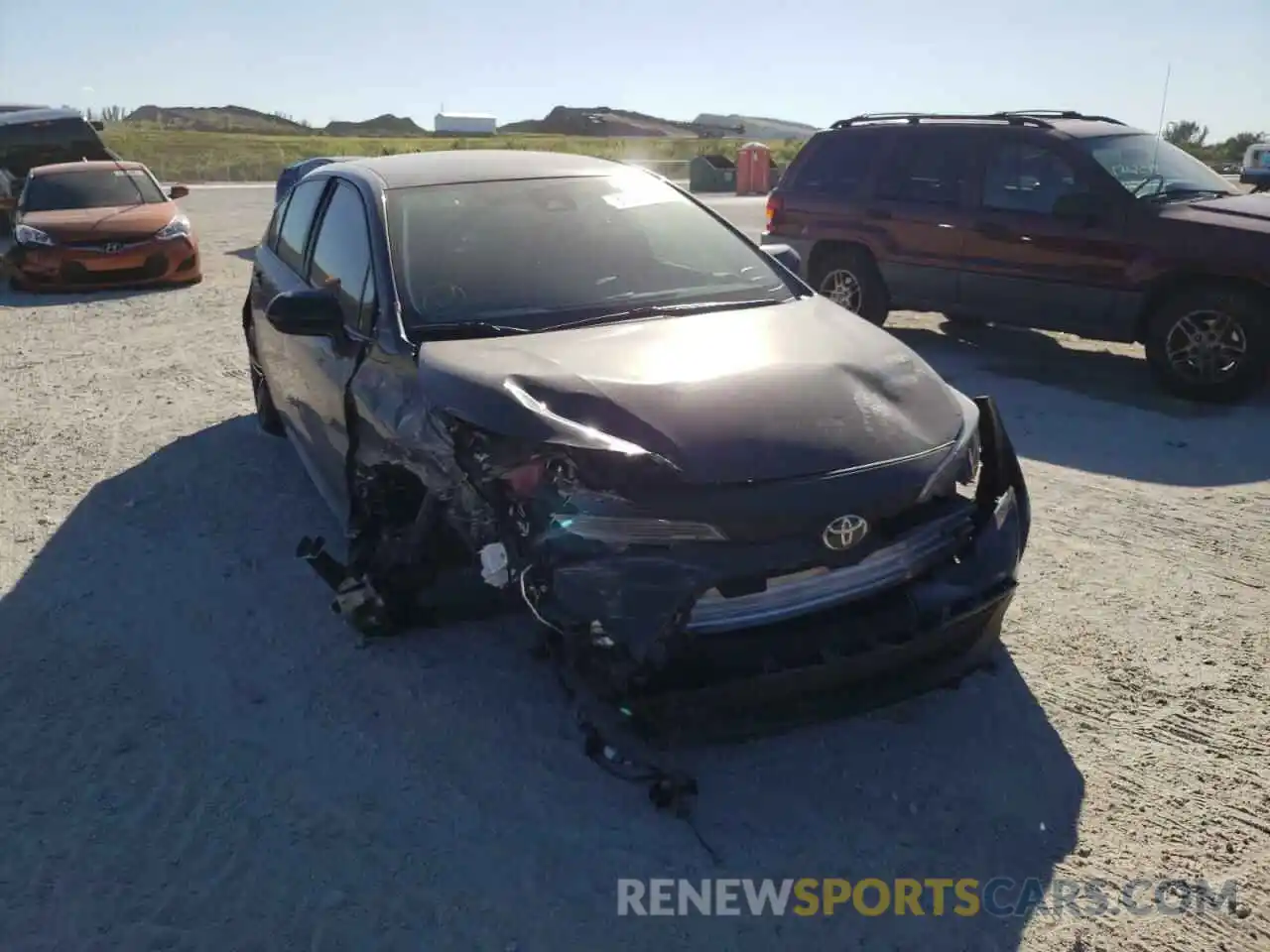 1 Photograph of a damaged car 5YFEPMAEXMP149045 TOYOTA COROLLA 2021