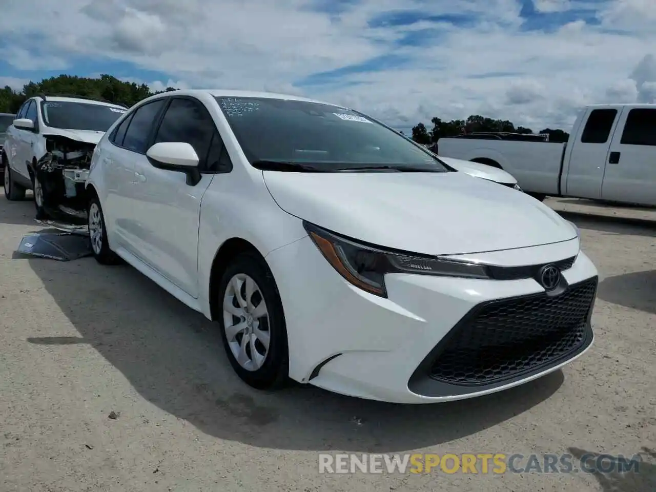 1 Photograph of a damaged car 5YFEPMAEXMP151054 TOYOTA COROLLA 2021