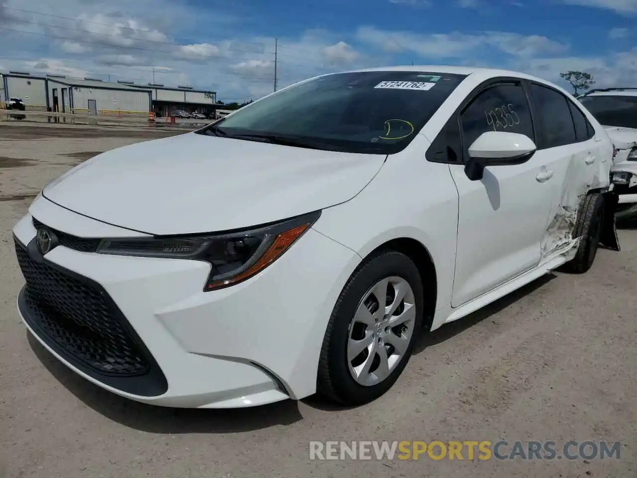 2 Photograph of a damaged car 5YFEPMAEXMP151054 TOYOTA COROLLA 2021