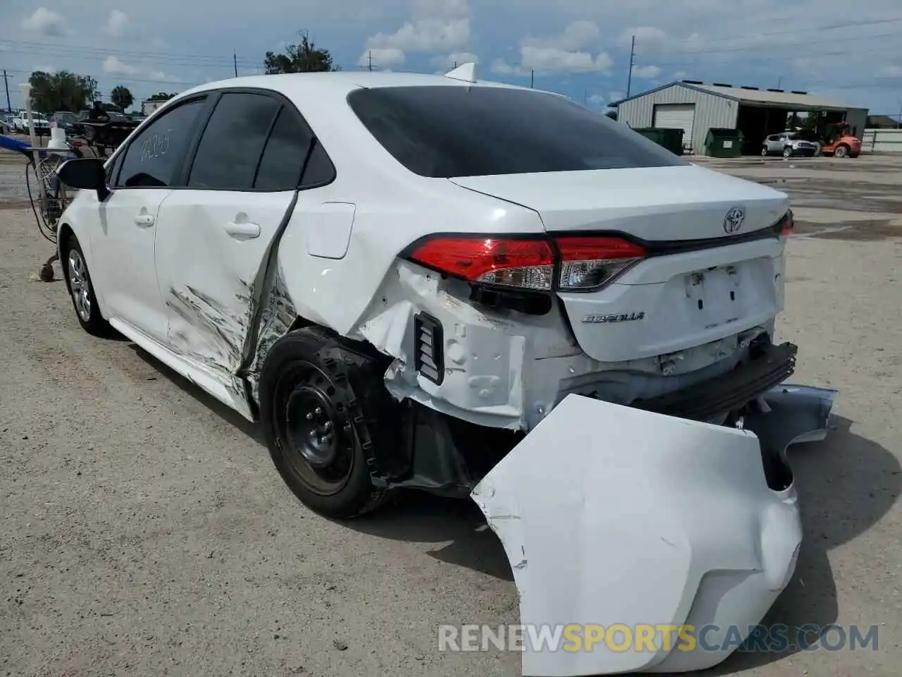 3 Photograph of a damaged car 5YFEPMAEXMP151054 TOYOTA COROLLA 2021