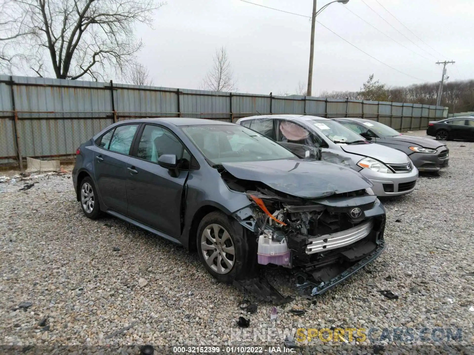 1 Photograph of a damaged car 5YFEPMAEXMP151524 TOYOTA COROLLA 2021