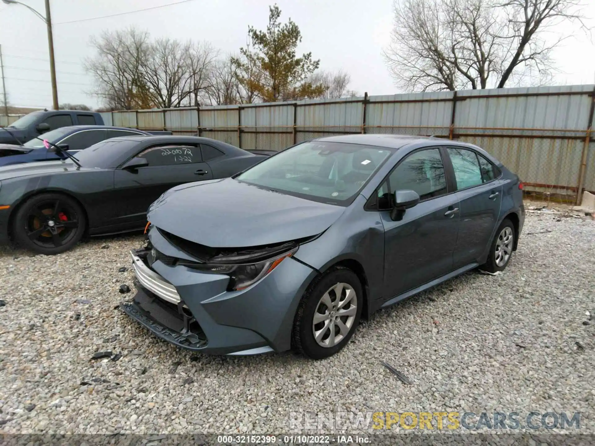 2 Photograph of a damaged car 5YFEPMAEXMP151524 TOYOTA COROLLA 2021