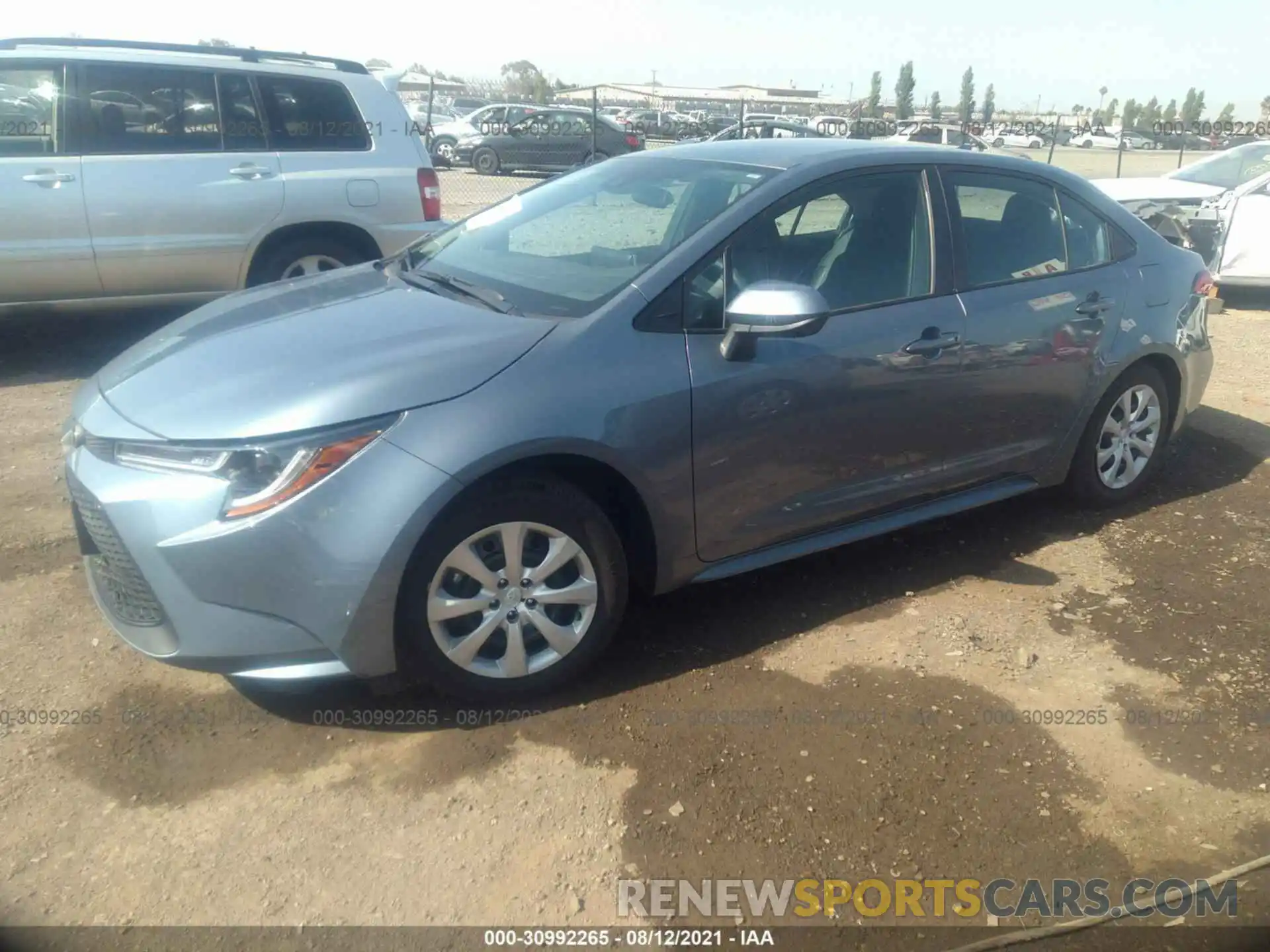 2 Photograph of a damaged car 5YFEPMAEXMP152298 TOYOTA COROLLA 2021