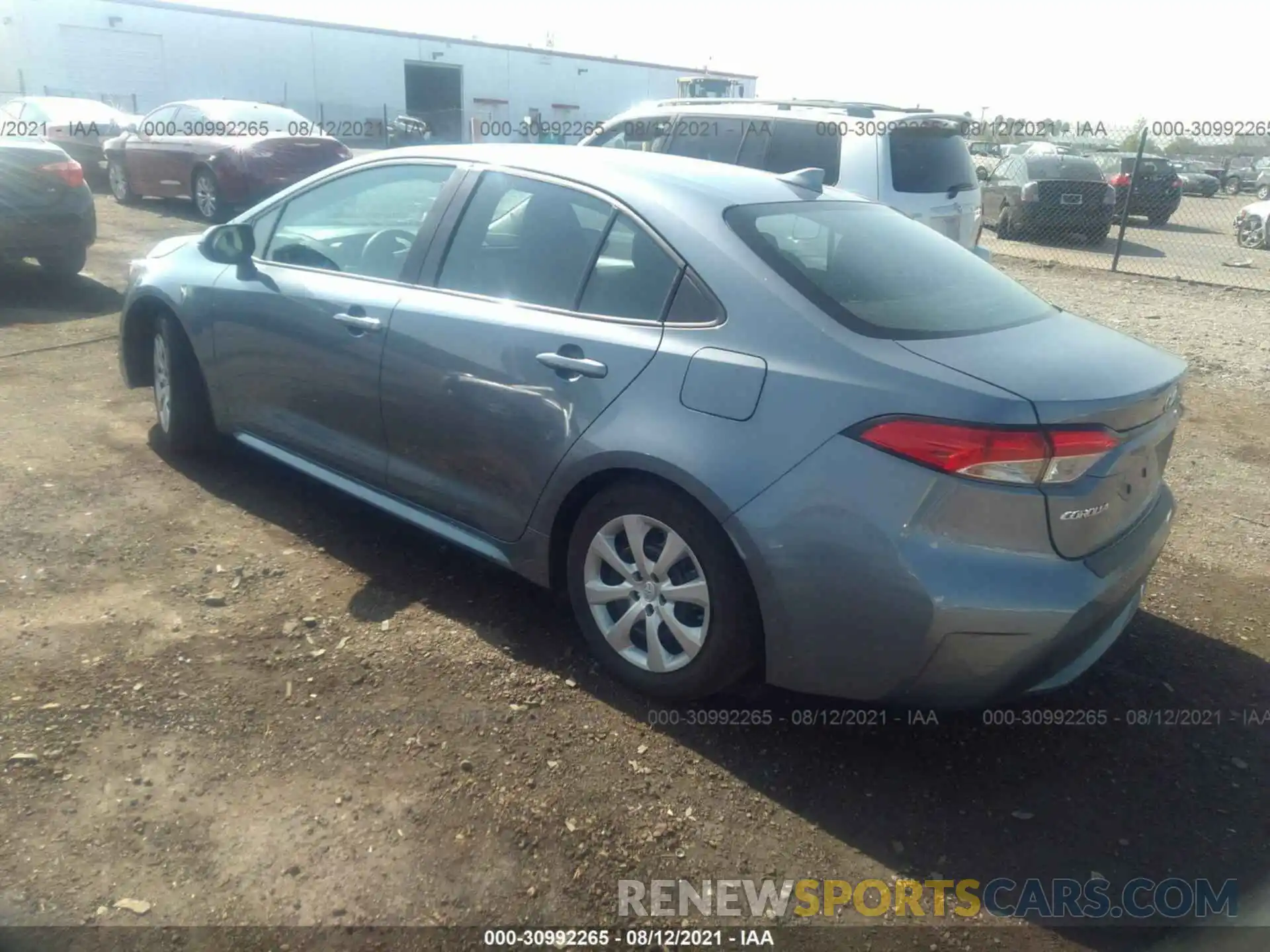 3 Photograph of a damaged car 5YFEPMAEXMP152298 TOYOTA COROLLA 2021