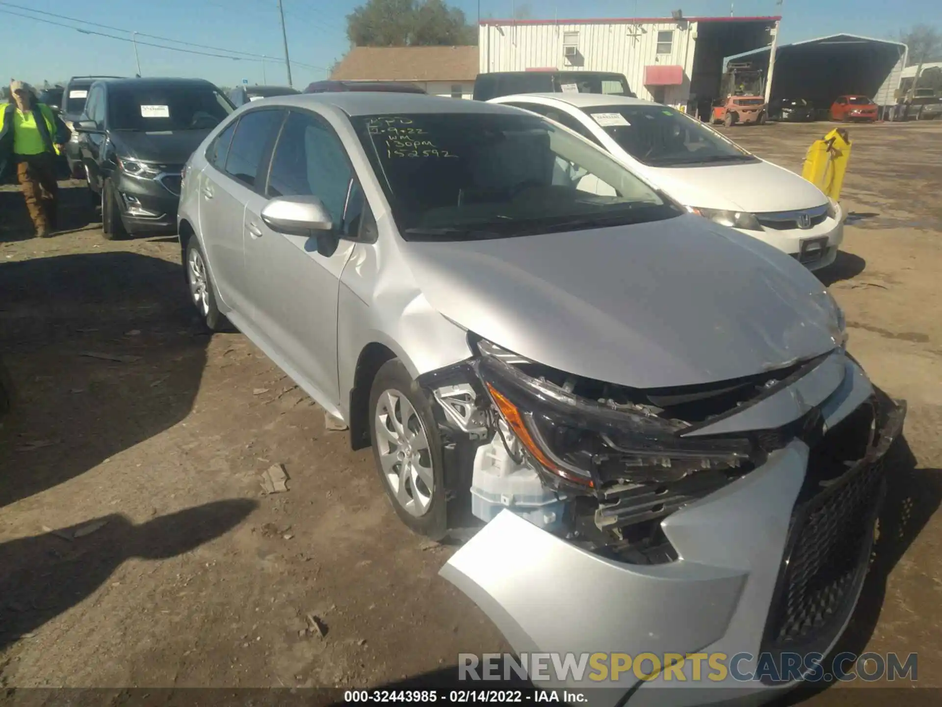 1 Photograph of a damaged car 5YFEPMAEXMP152592 TOYOTA COROLLA 2021