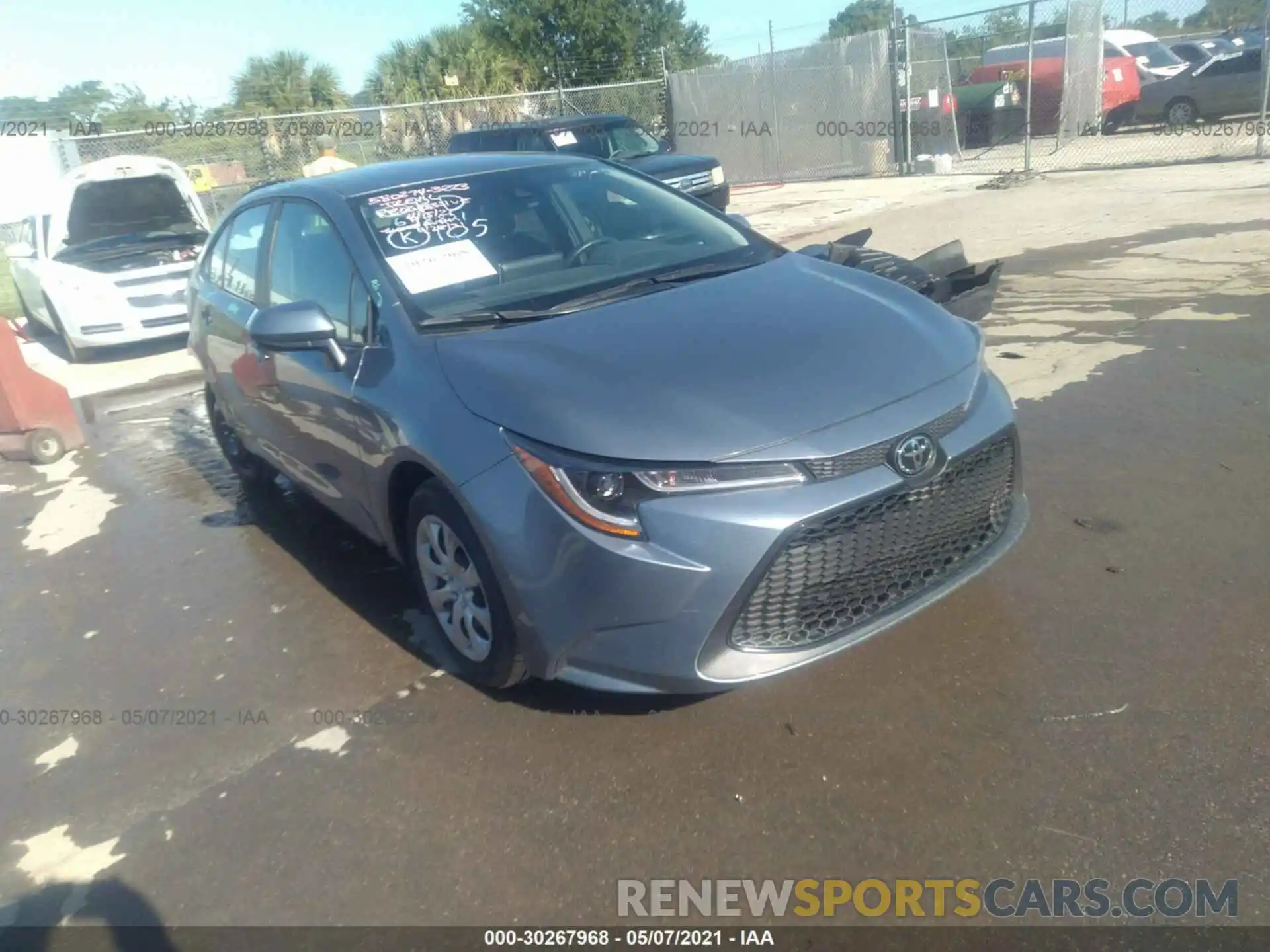 1 Photograph of a damaged car 5YFEPMAEXMP154617 TOYOTA COROLLA 2021