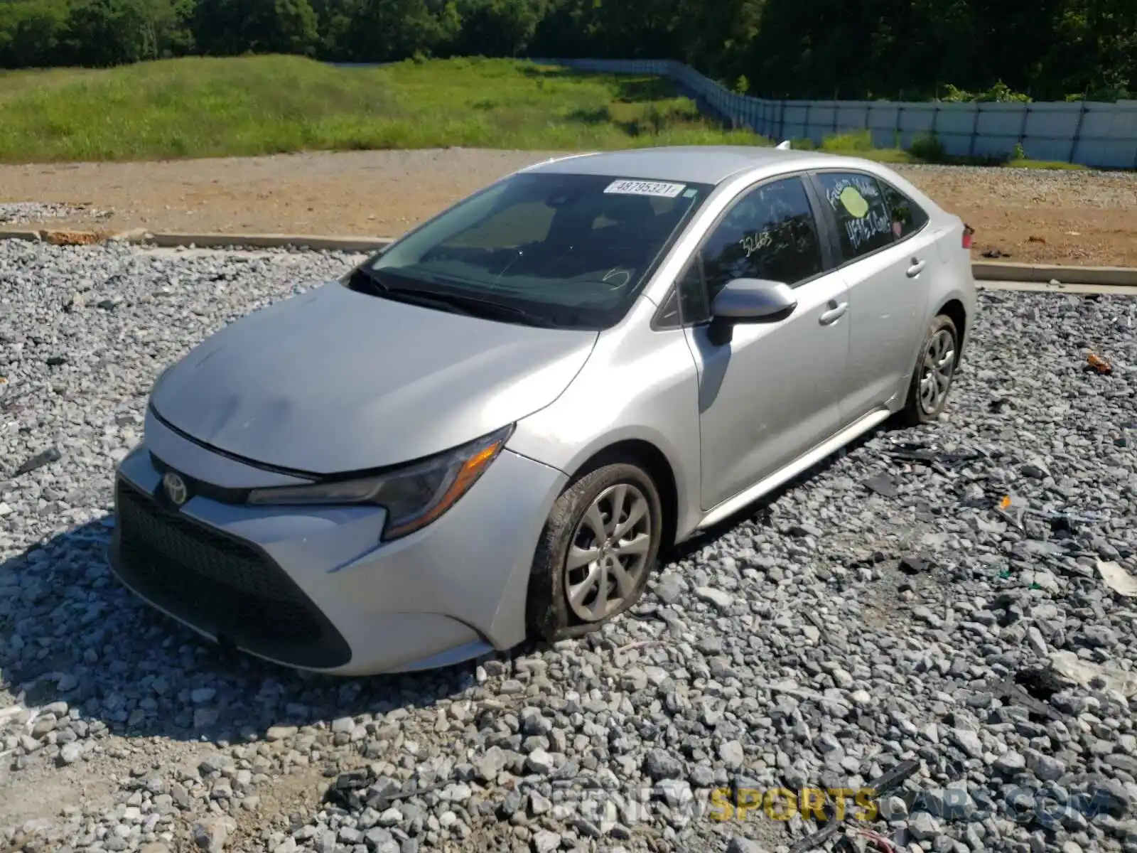 2 Photograph of a damaged car 5YFEPMAEXMP155606 TOYOTA COROLLA 2021