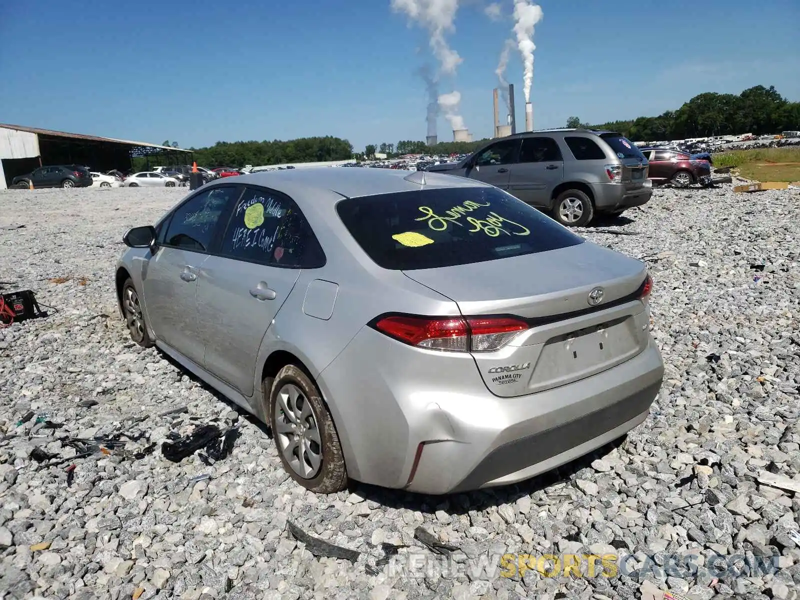 3 Photograph of a damaged car 5YFEPMAEXMP155606 TOYOTA COROLLA 2021