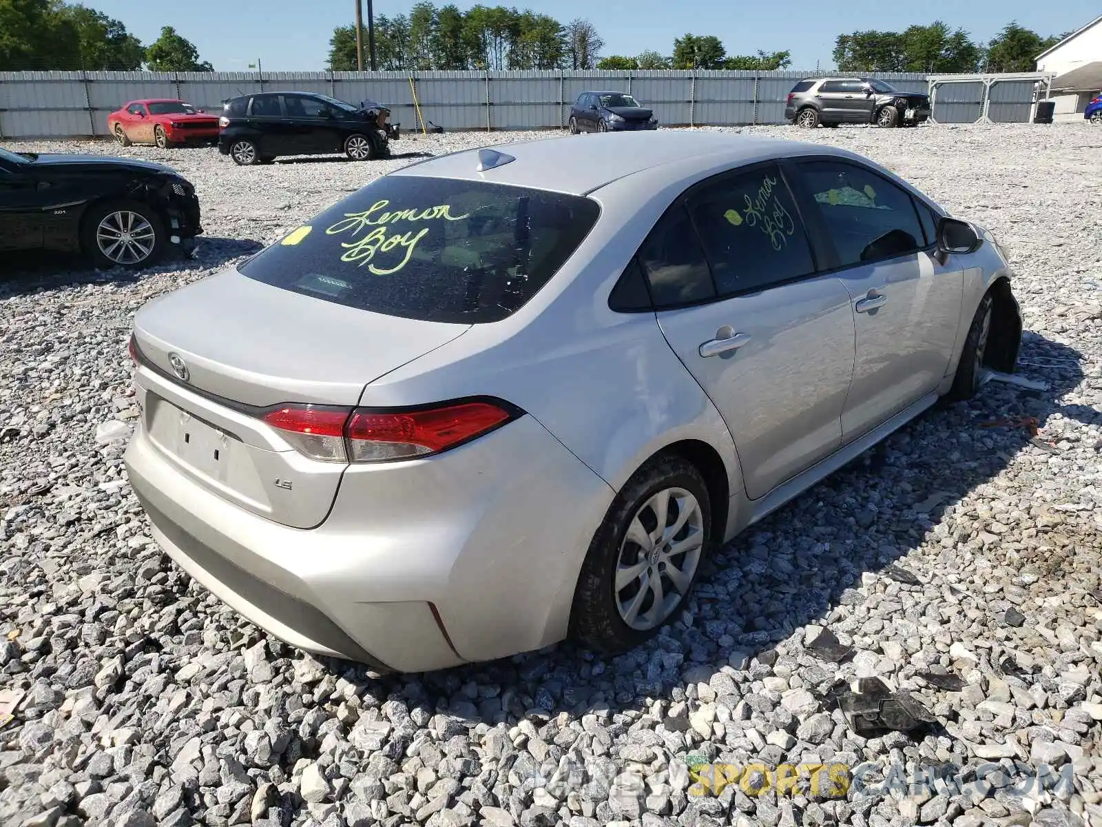 4 Photograph of a damaged car 5YFEPMAEXMP155606 TOYOTA COROLLA 2021