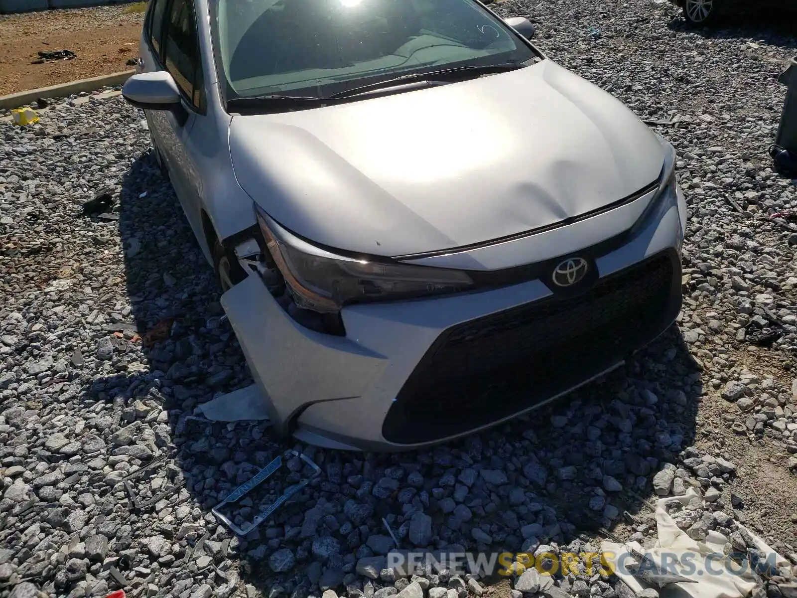 9 Photograph of a damaged car 5YFEPMAEXMP155606 TOYOTA COROLLA 2021