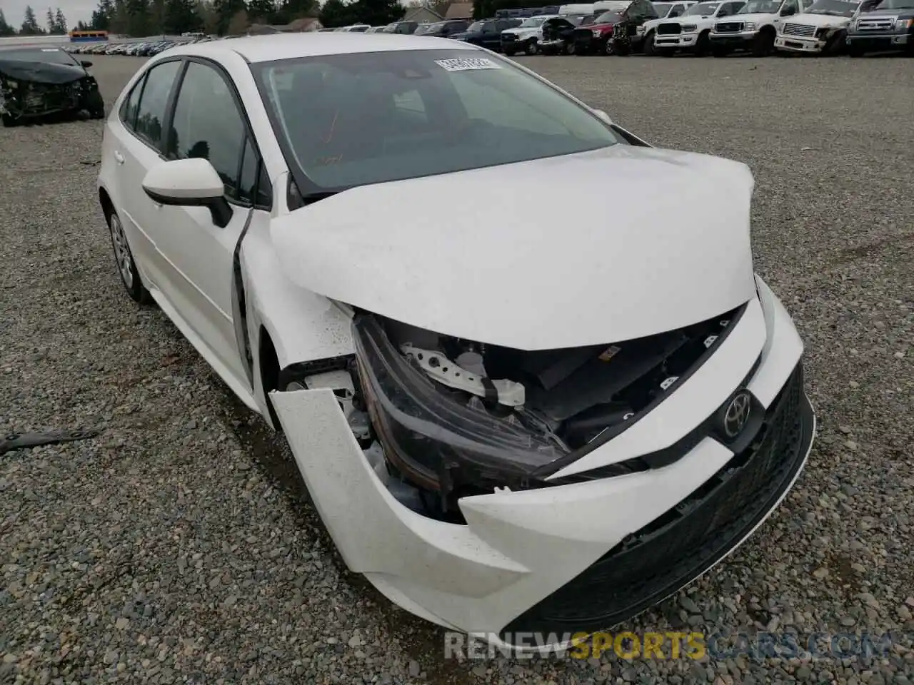 1 Photograph of a damaged car 5YFEPMAEXMP156559 TOYOTA COROLLA 2021