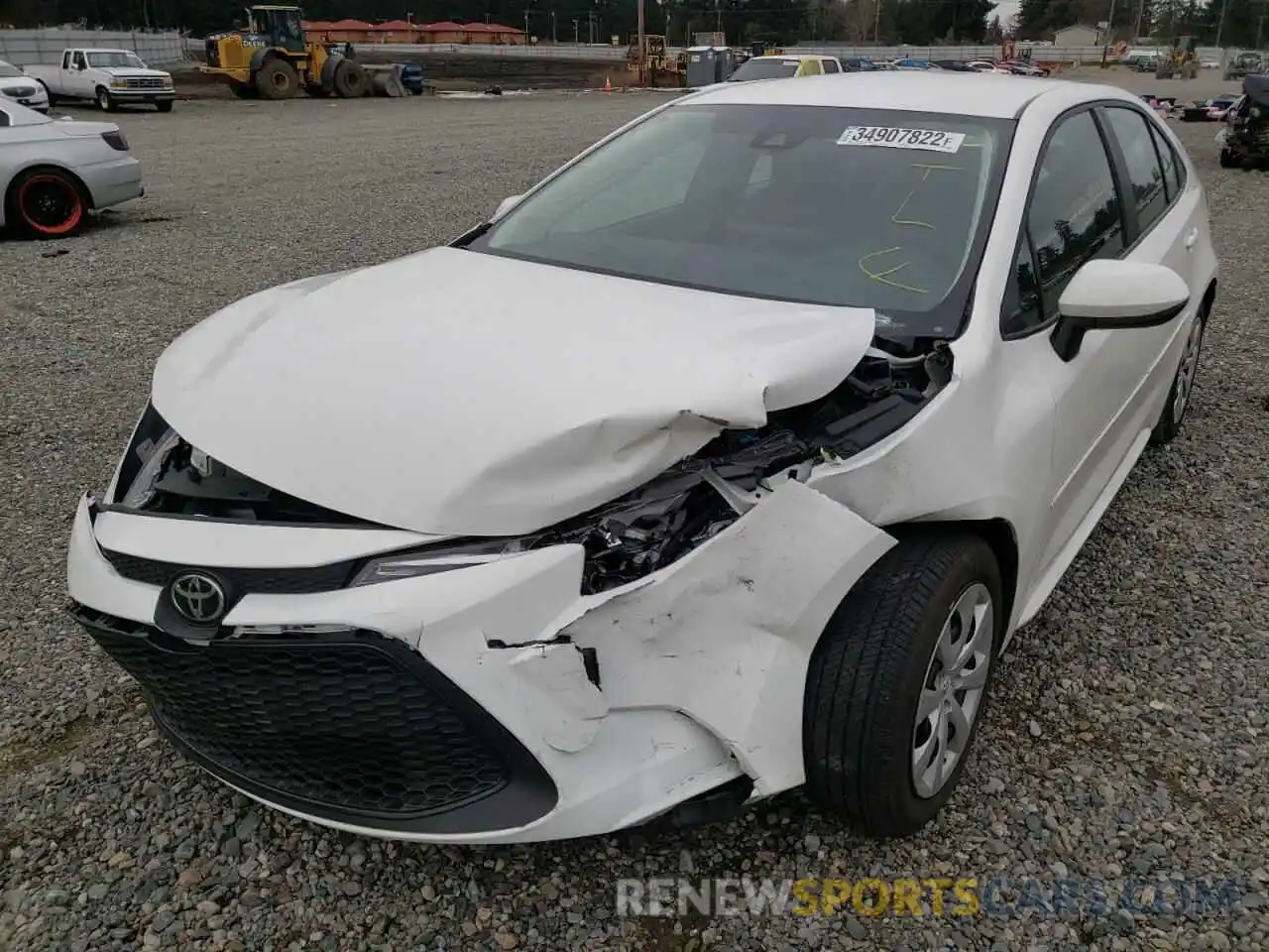 2 Photograph of a damaged car 5YFEPMAEXMP156559 TOYOTA COROLLA 2021