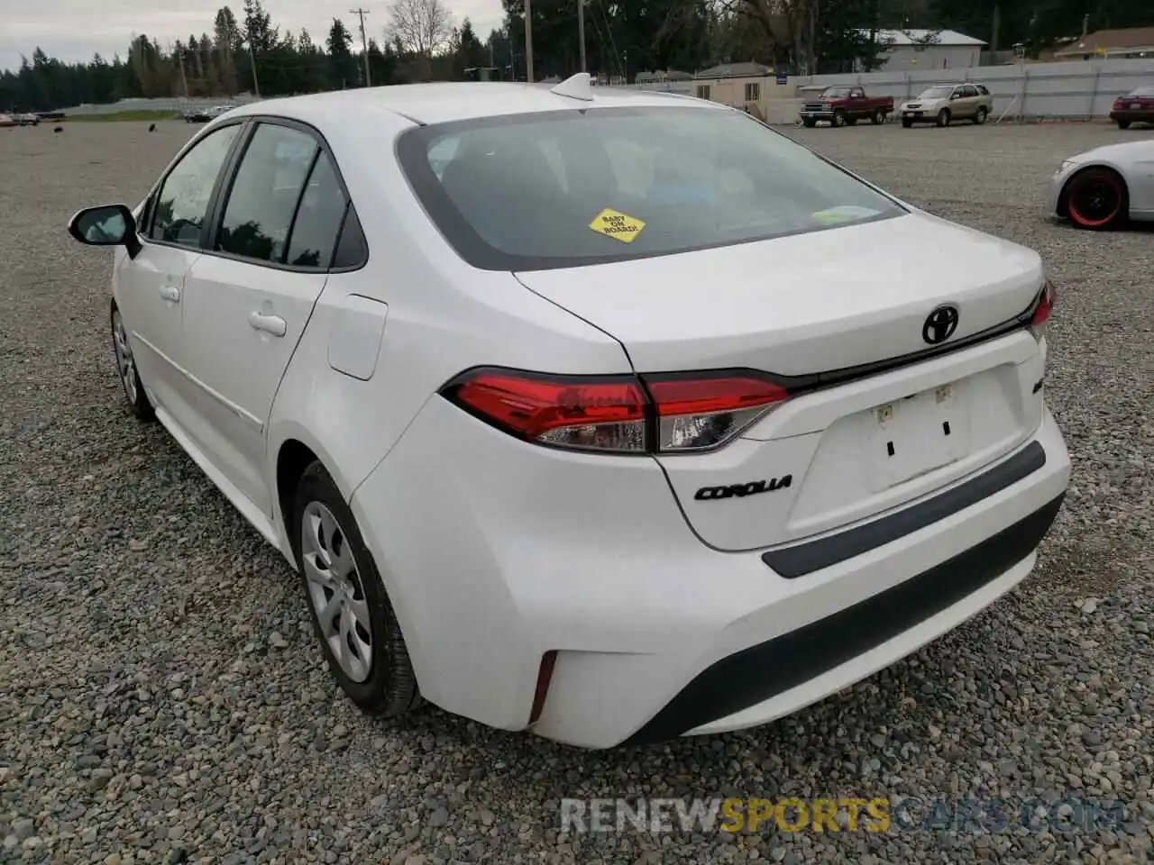 3 Photograph of a damaged car 5YFEPMAEXMP156559 TOYOTA COROLLA 2021