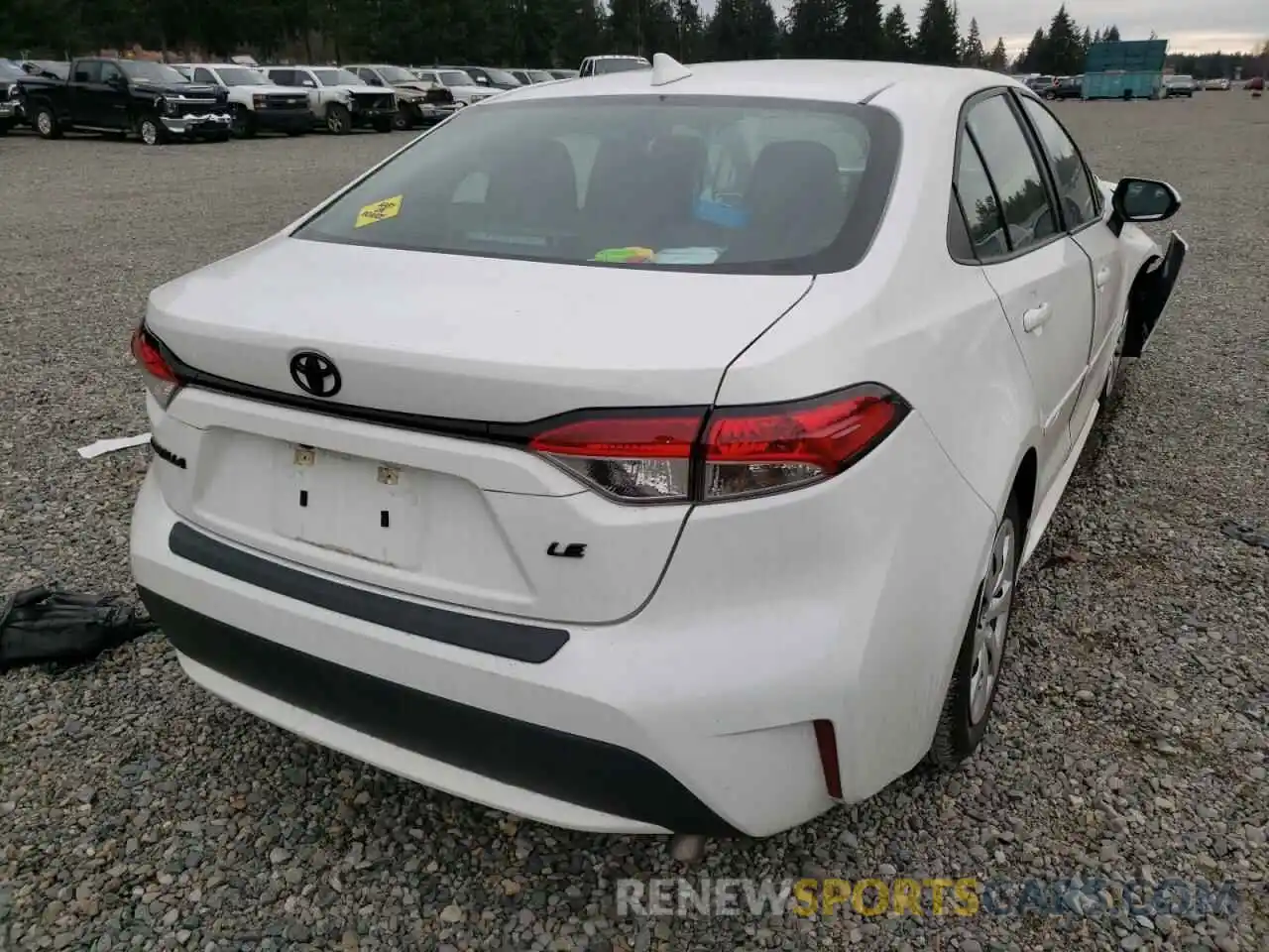 4 Photograph of a damaged car 5YFEPMAEXMP156559 TOYOTA COROLLA 2021