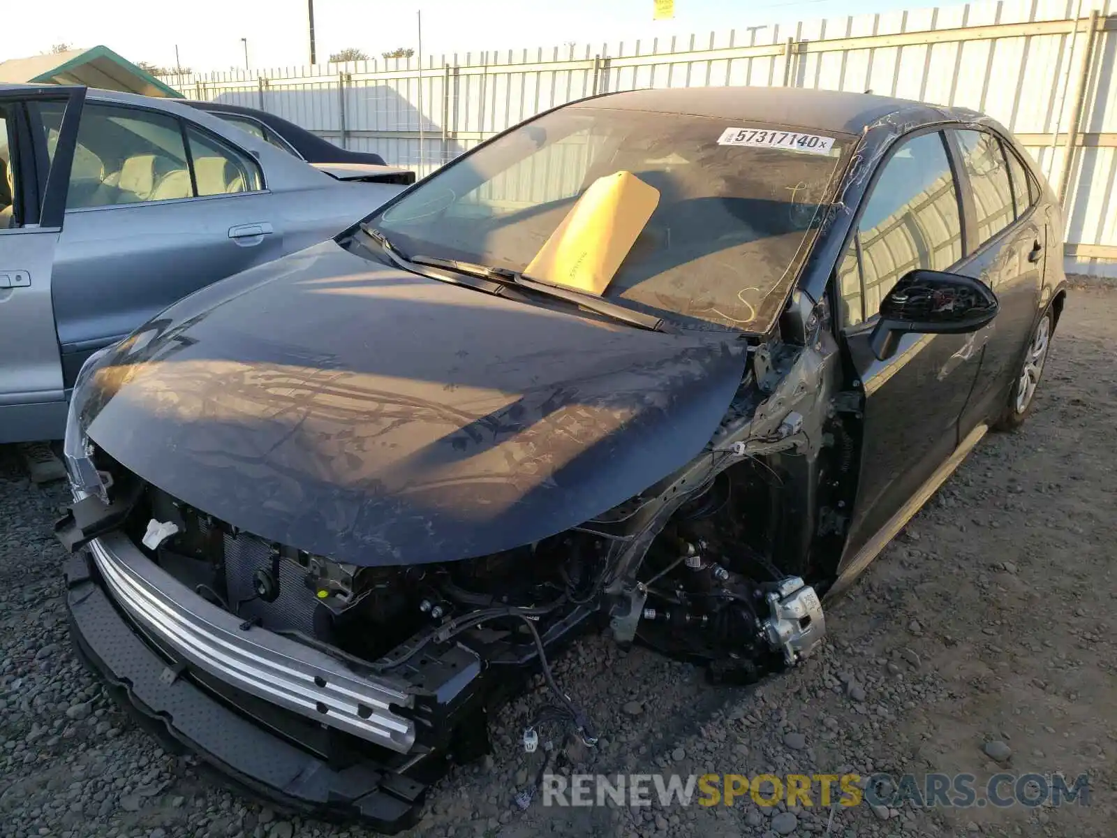 2 Photograph of a damaged car 5YFEPMAEXMP158246 TOYOTA COROLLA 2021