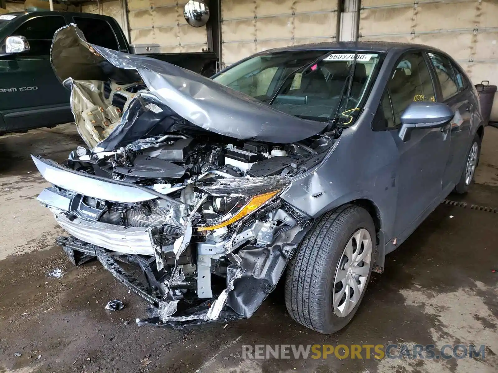 2 Photograph of a damaged car 5YFEPMAEXMP158604 TOYOTA COROLLA 2021