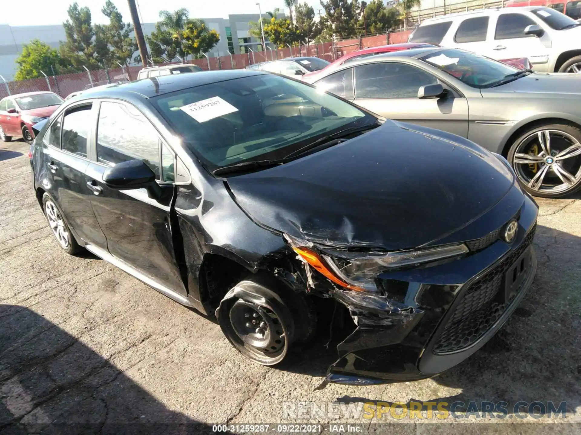 1 Photograph of a damaged car 5YFEPMAEXMP158702 TOYOTA COROLLA 2021