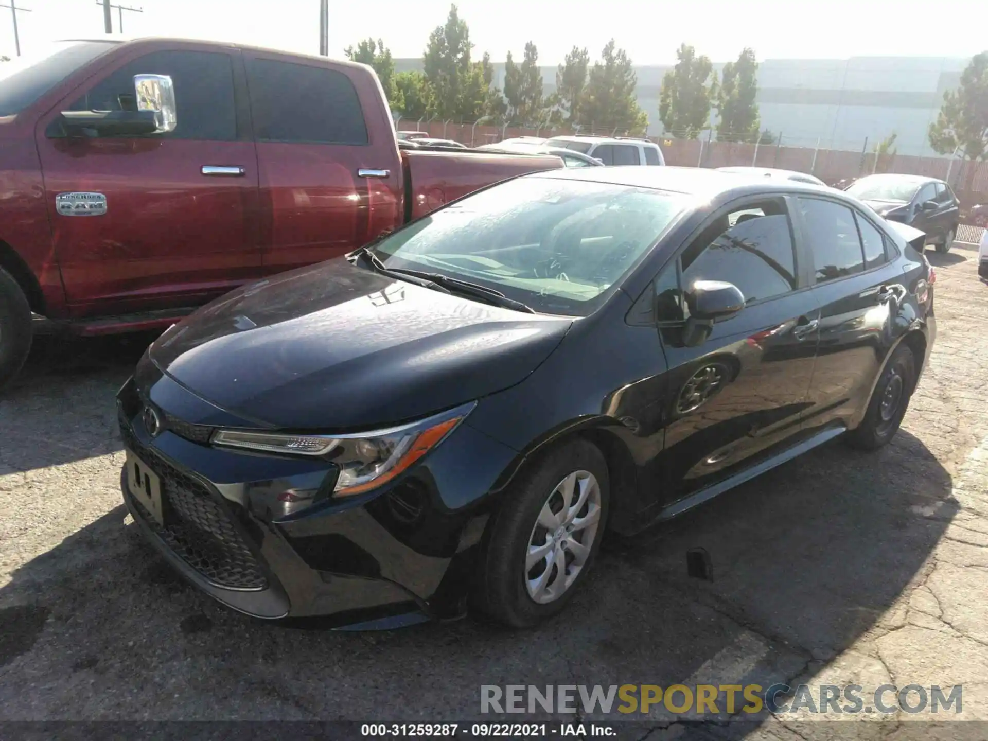 2 Photograph of a damaged car 5YFEPMAEXMP158702 TOYOTA COROLLA 2021