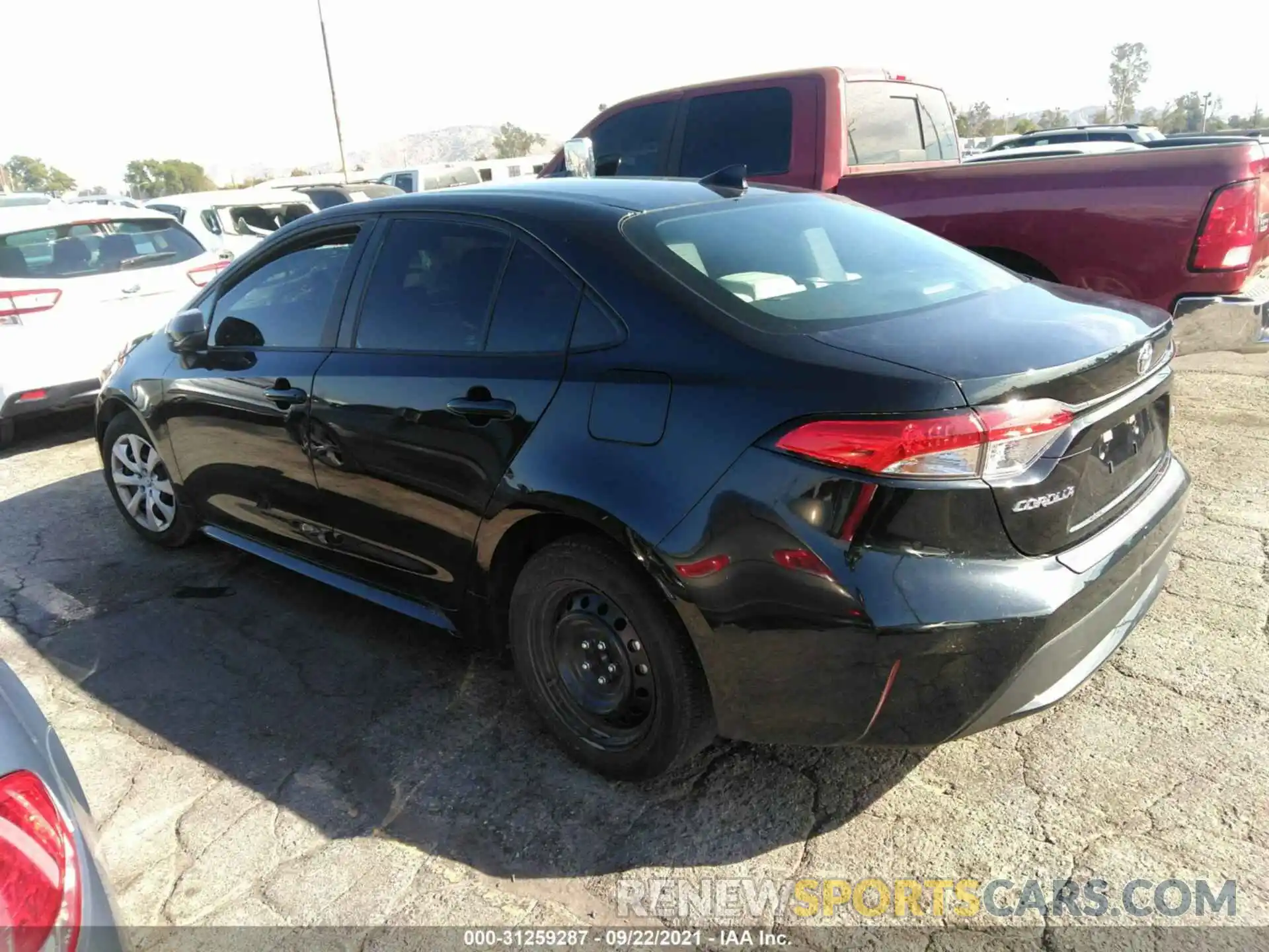 3 Photograph of a damaged car 5YFEPMAEXMP158702 TOYOTA COROLLA 2021