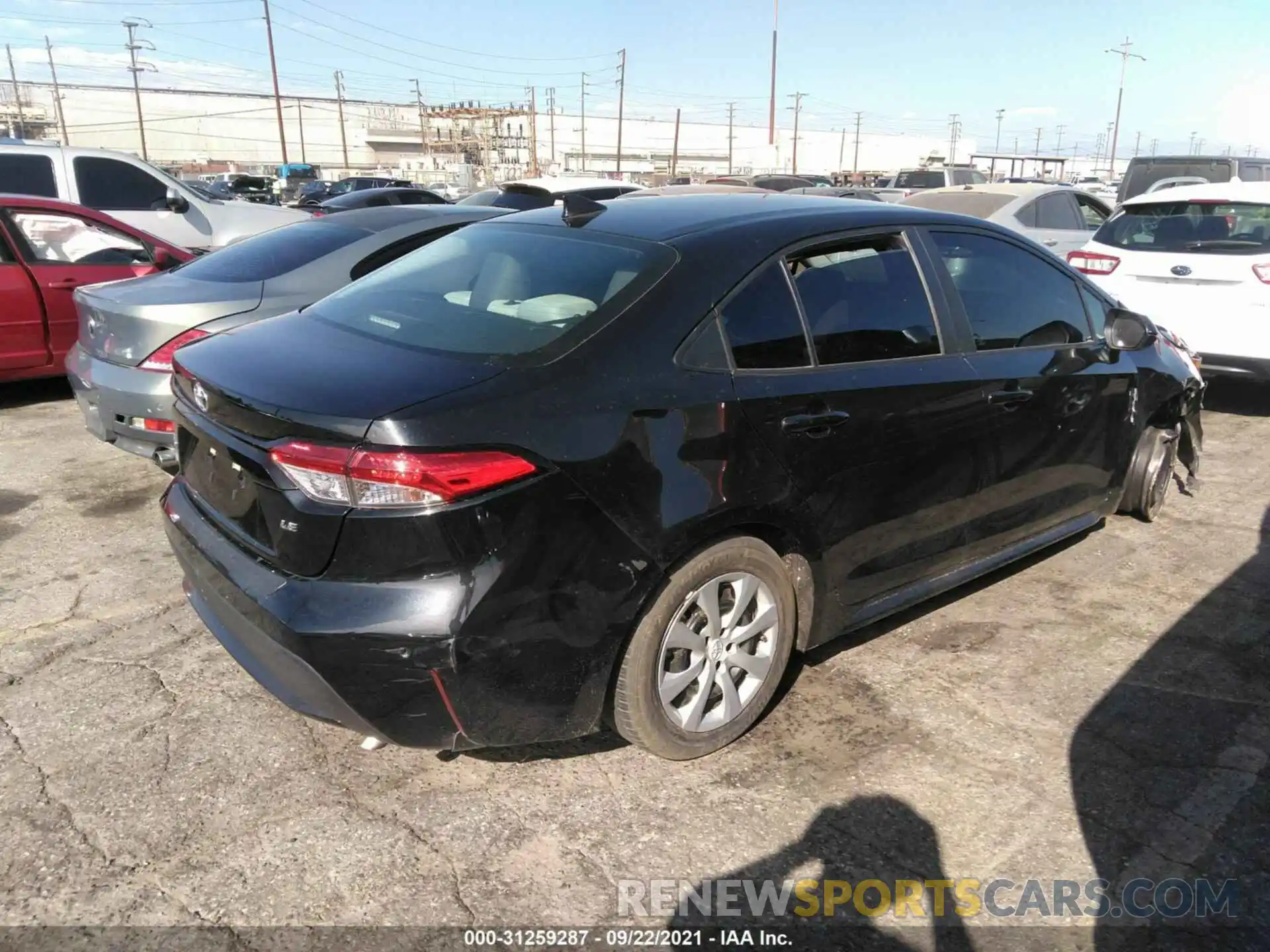 4 Photograph of a damaged car 5YFEPMAEXMP158702 TOYOTA COROLLA 2021