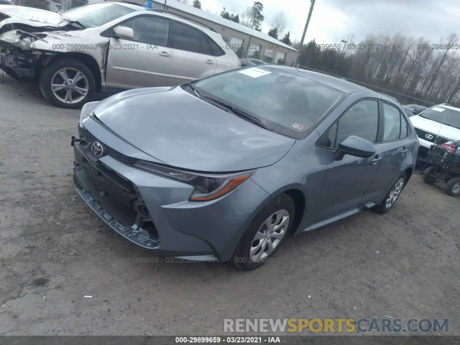 2 Photograph of a damaged car 5YFEPMAEXMP162149 TOYOTA COROLLA 2021