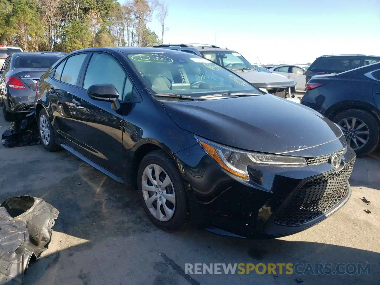 1 Photograph of a damaged car 5YFEPMAEXMP162216 TOYOTA COROLLA 2021